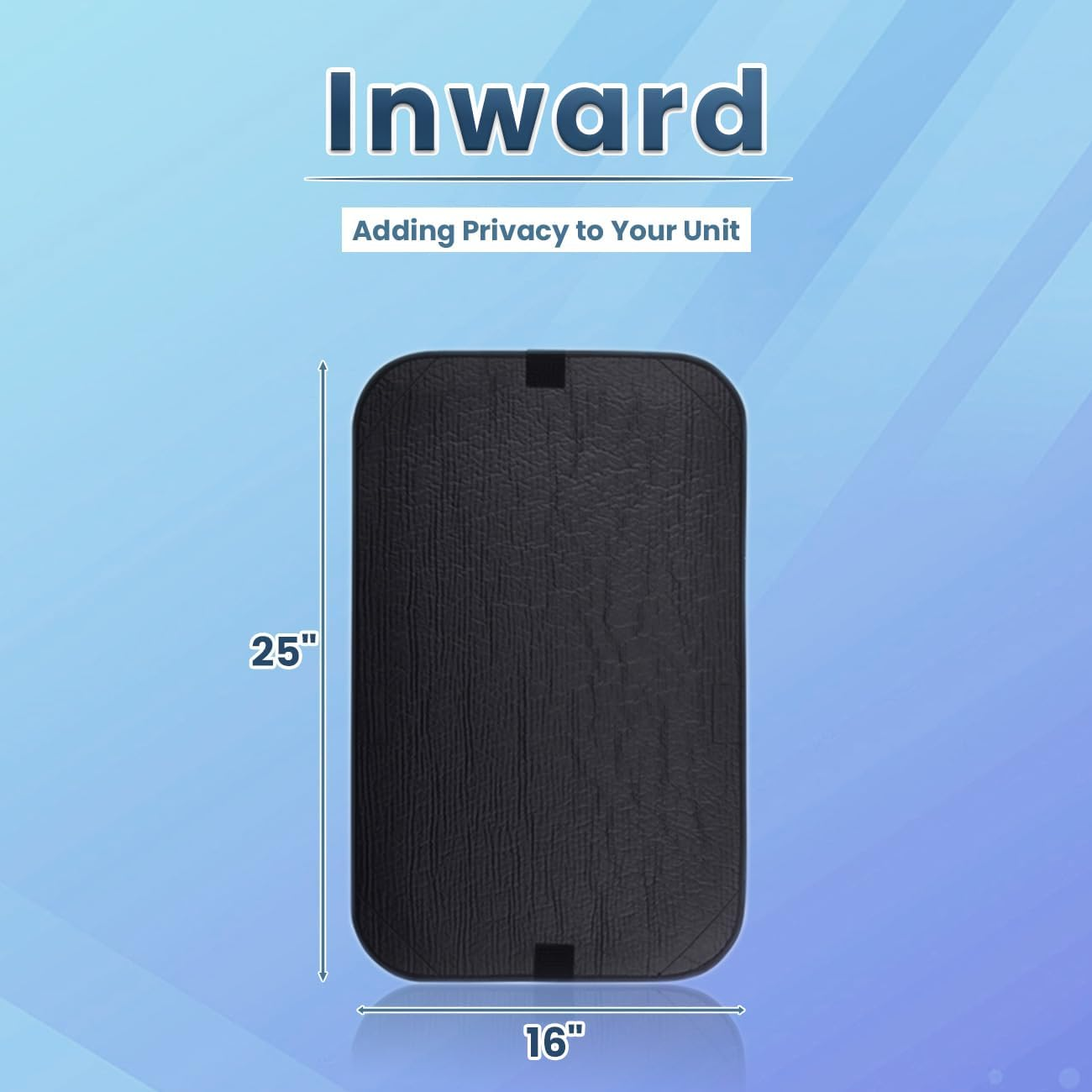 RV Door Window Shade Cover, Sun Blackout Fabric for Camper Privacy Entrance (16 X 25 Inch) image number 6