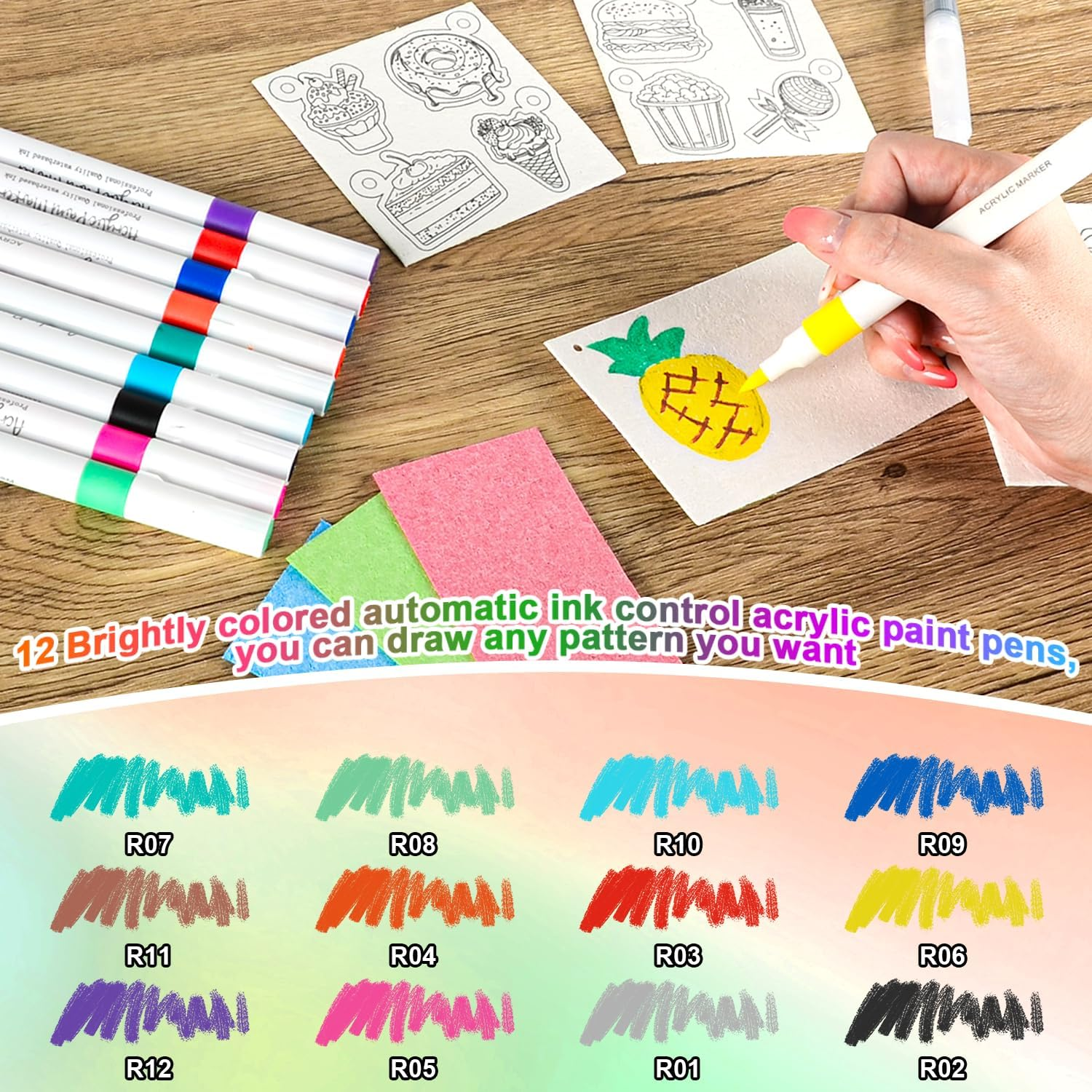 Magic Foam Texture Painting Kit image number 4