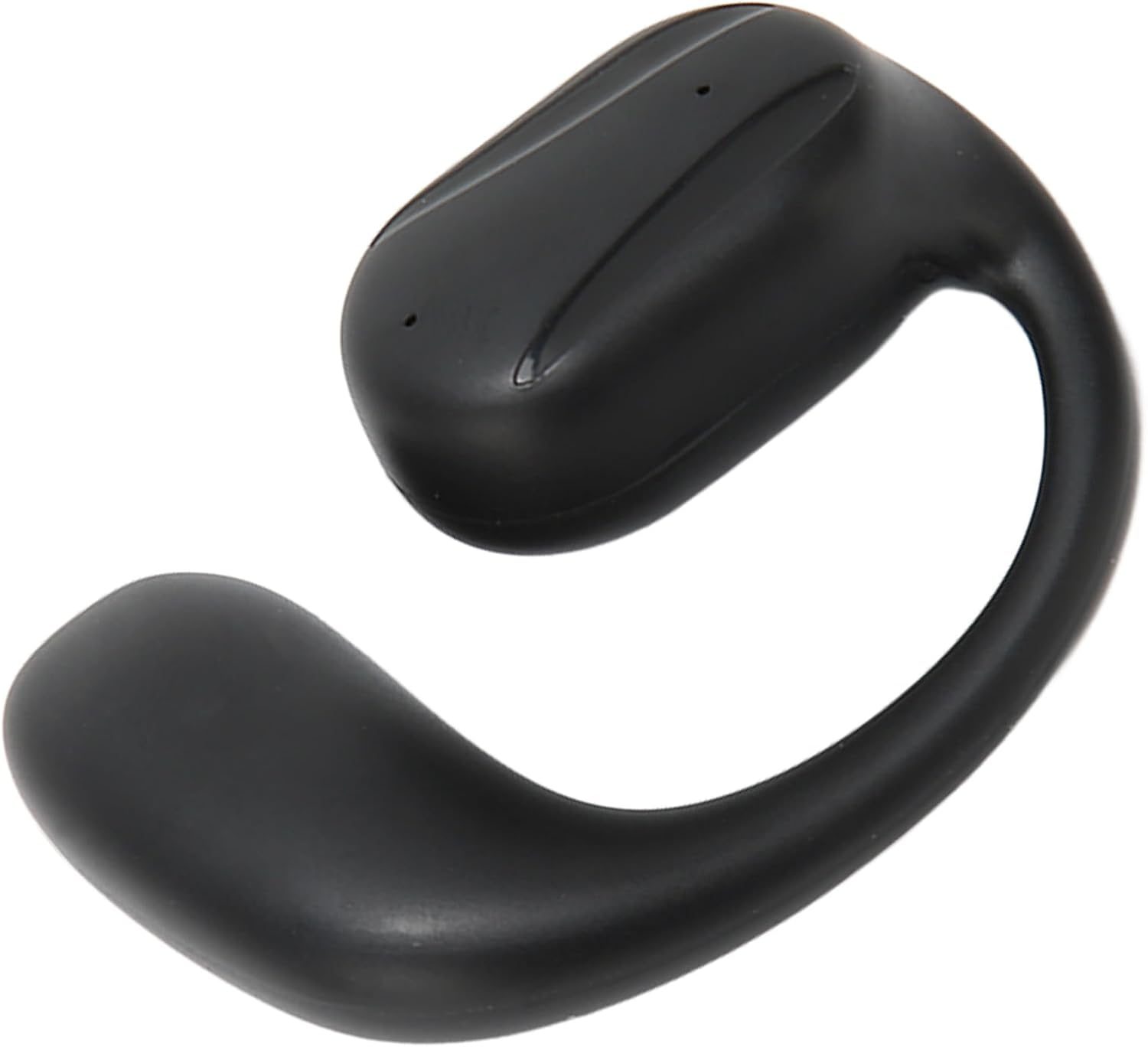 Denash Open Ear Earbuds, Ergonomic Dual Microphone Left Ear Black Bone Conduction Open Wireless Headphones for Office for Sports image number 2