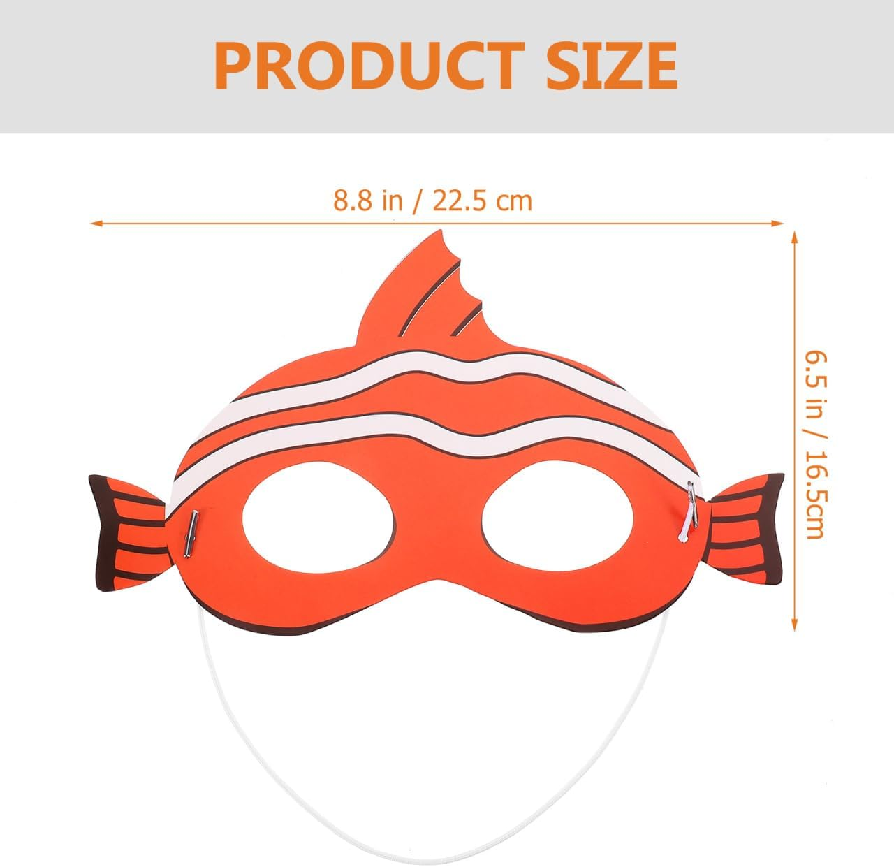 Ibasenice Ocean Animals Masks 10Pcs Sea Animal Masks Kids Costume Masks for under the Sea Party Halloween Decorations