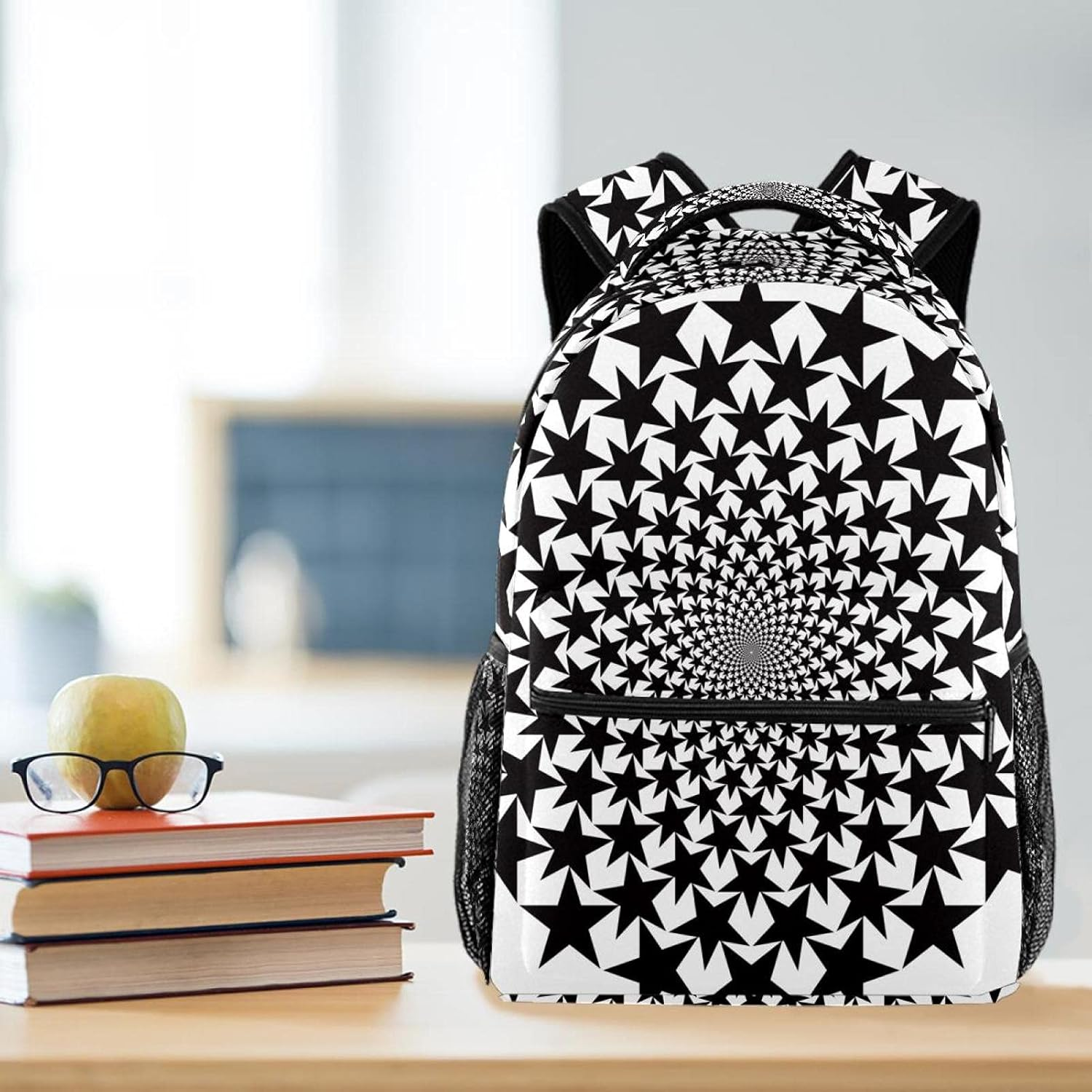 Stars Vortex Backpack Students Shoulder Bags Travel Bag College School Tote Backpacks image number 4