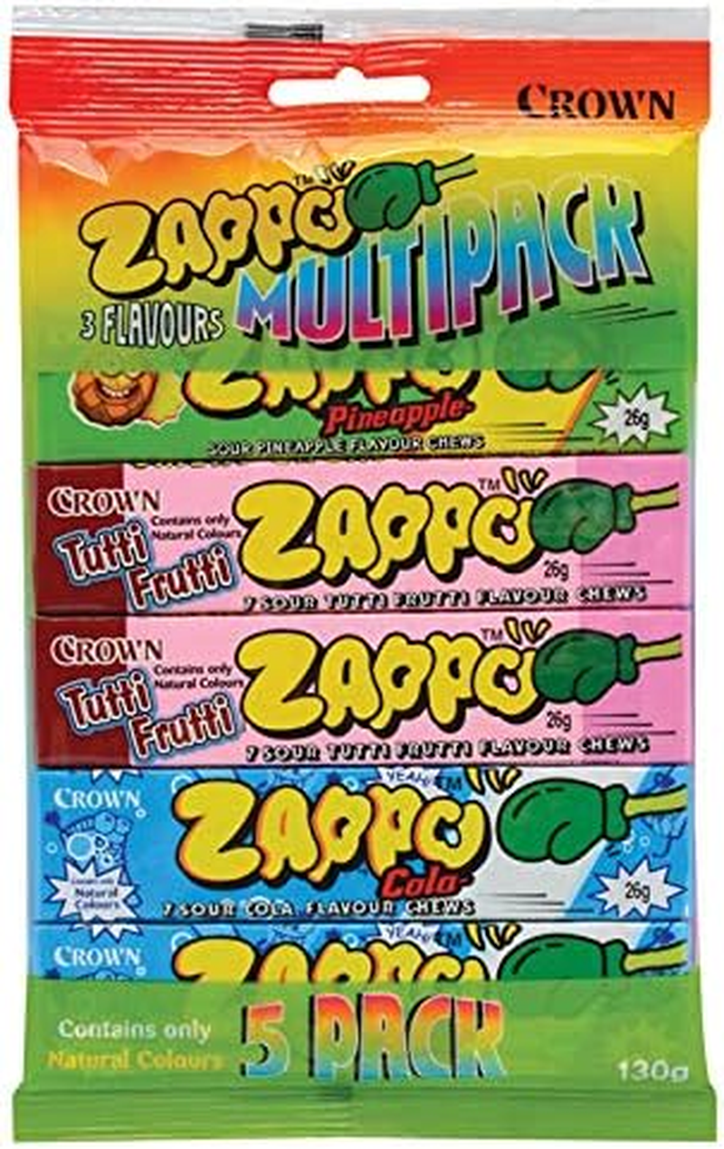 Zappo Multipack 5 Pack Candy 130 G image number 1