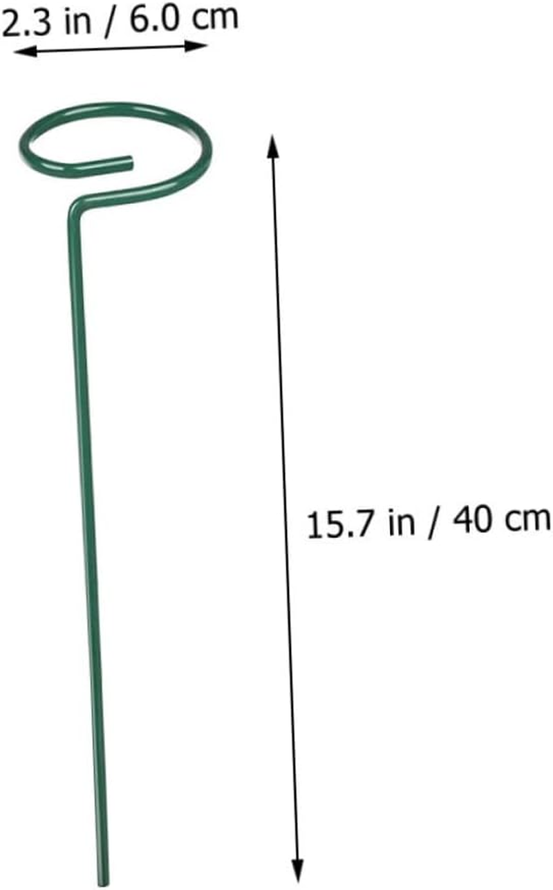 5Pcs Garden Plant Support Stakes Single Stem Support for Hydrangea Plant Stands Height for Orchids and Flower Growth Stabilization image number 3