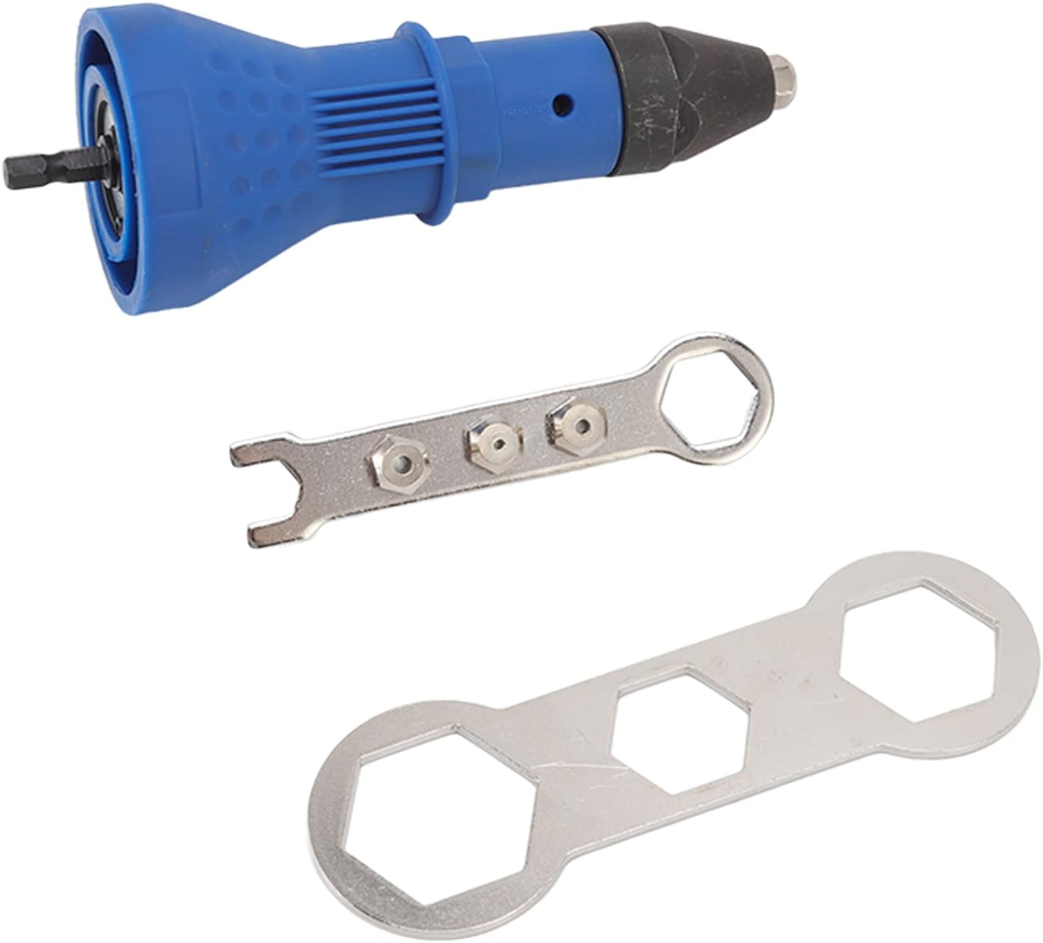 Rivet Gun Adapter, 155Mm Electric Drill Converter for Drilling Rivet Pulling Tightening for Factory Work DIY Homework image number 3