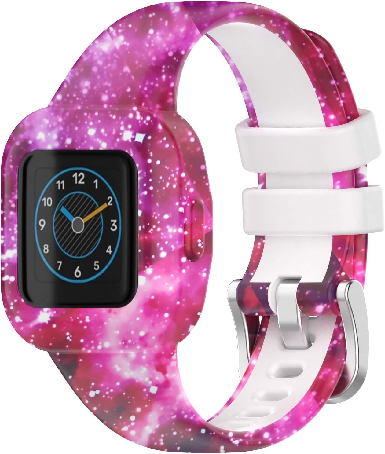 Tencloud Straps Compatible with Garmin Vivofit Jr.3 Strap, Replacement Soft Silicone Wristband Band Armbands for Kids for Vivofit Jr.3 Fitness Tracker image number 2