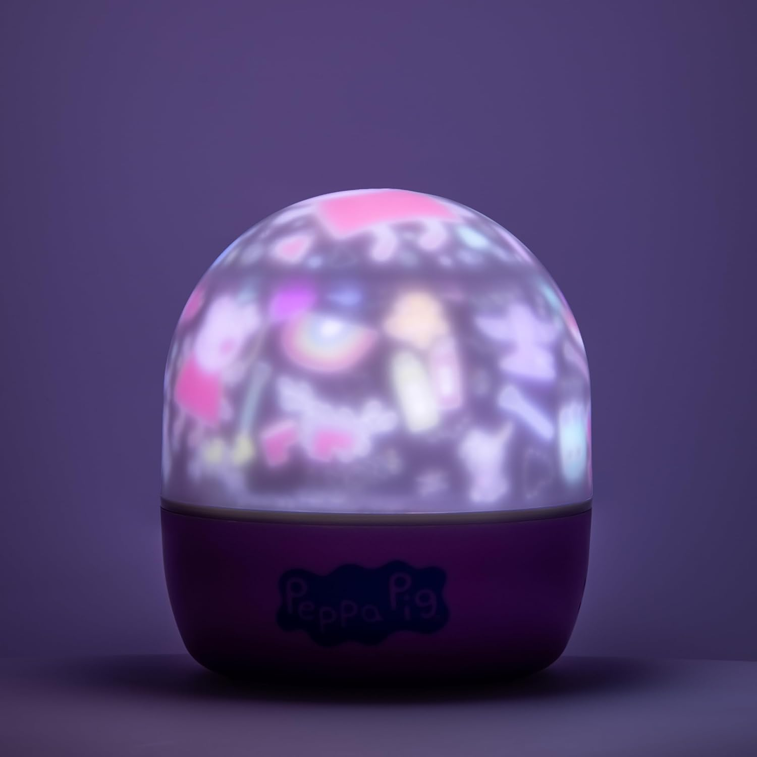 Paladone Peppa Pig Projection Light - Officially Licensed Projector Lamp with Sounds & Interchangeable Scenes, 4 Light Modes, Bedtime Soothing Night Light image number 1