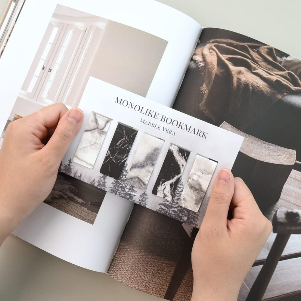 Monolike Magnetic Bookmarks Mable Ver.1, Set of 5 - Mable Ver.1 + Ver.2 image number 6
