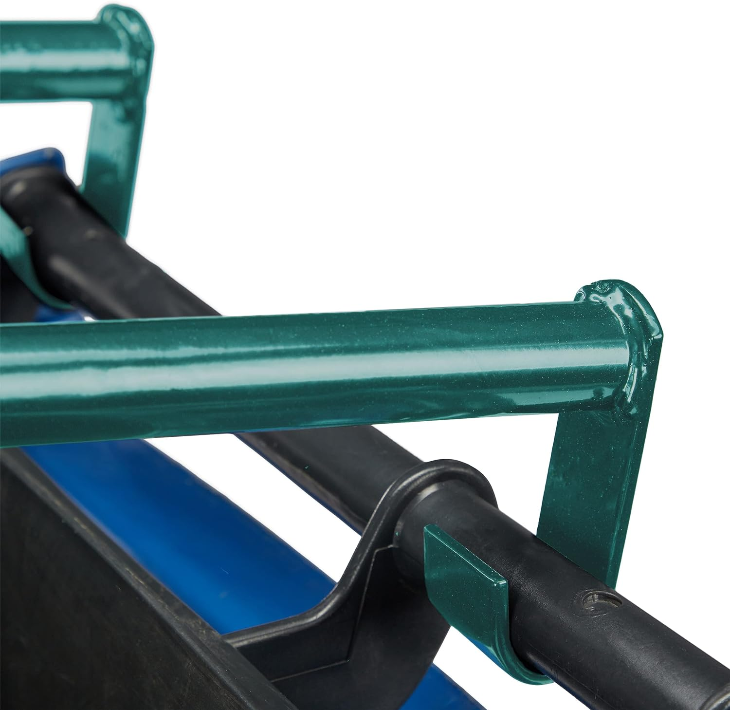 Relaxdays Rubbish Press for Wheelie Bins, Household Waste Compressor, Manual, Recycling Compactor, Steel, Green, 1 Item image number 3