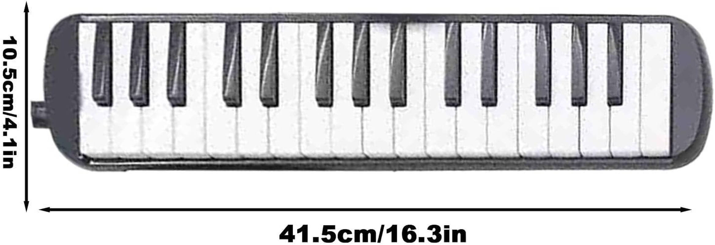 32 Key Melodica | Air Piano Keyboard with Double Tubes | Stable Musical Instruments, Mouth Melodica, Organ Melodica for Beginners - Blue image number 6