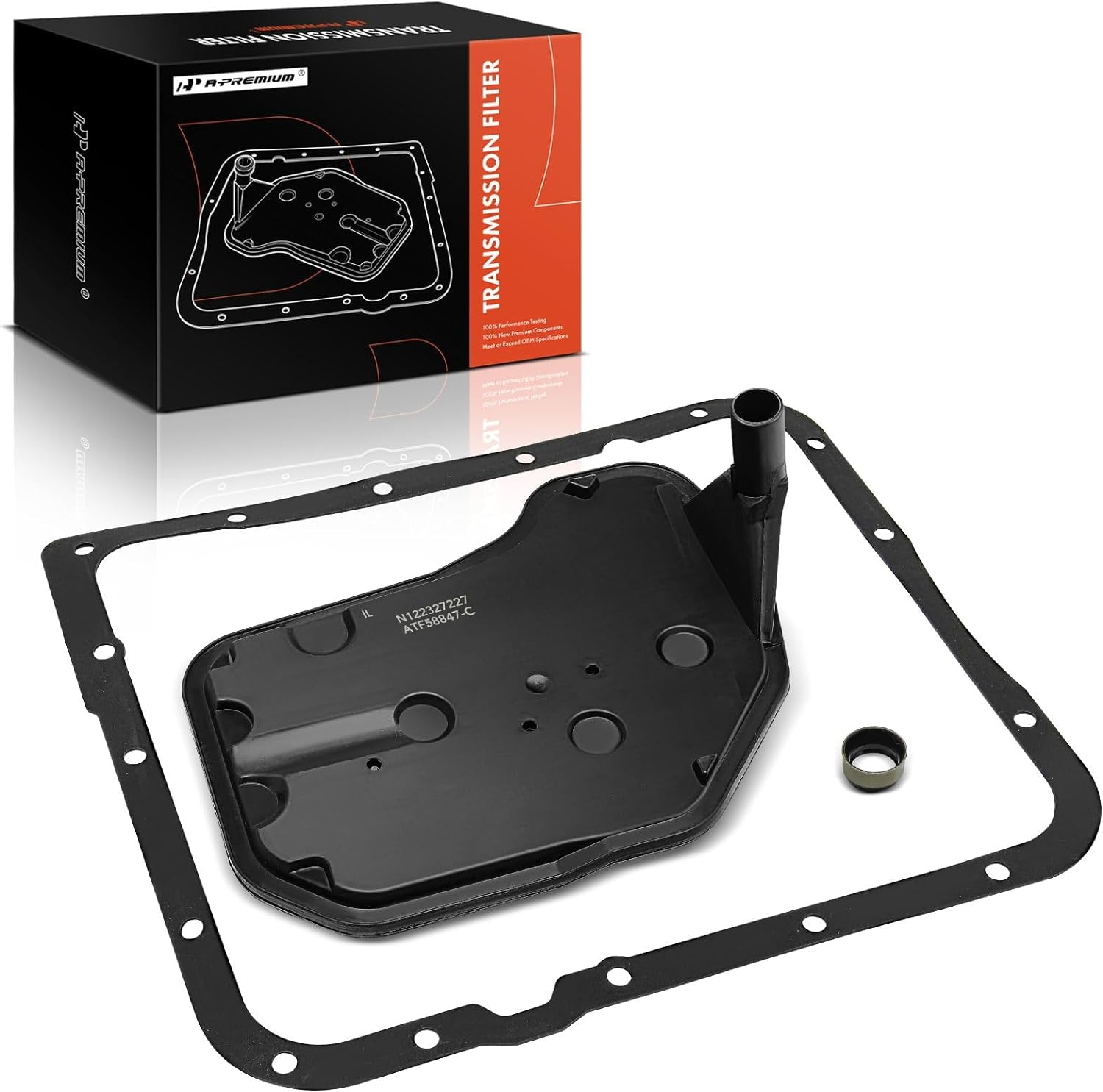 A-Premium Automatic Transmission Fluid Filter with Pan Gasket, Compatible with Chevy Silverado 1500 2500 HD 3500, Tahoe, Suburban, Express & GMC Sierra 1500 Classic, Yukon, Savana & Cadillac Escalade image number 3