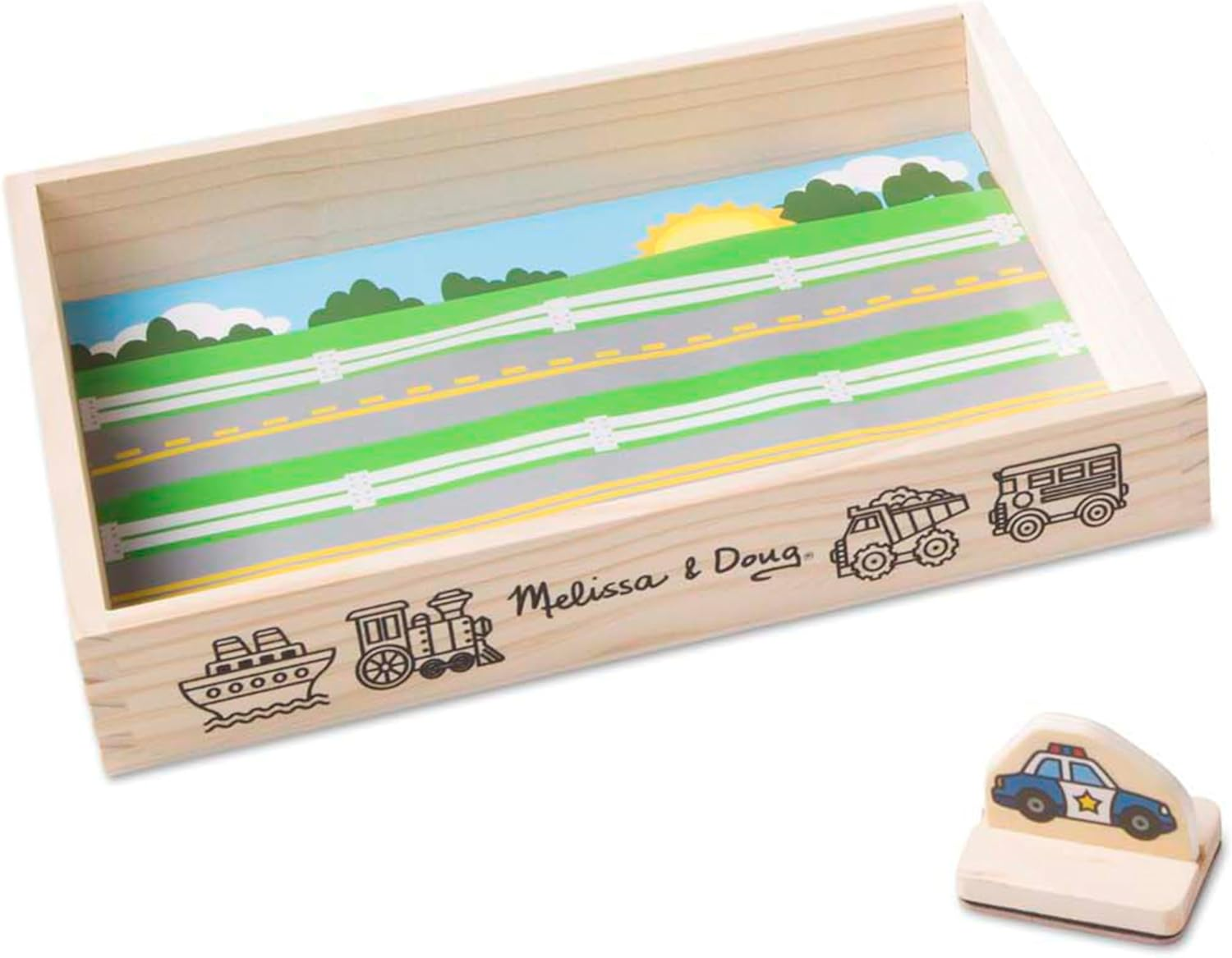 M&D - My First Wooden Stamp Set - Vehicles image number 4