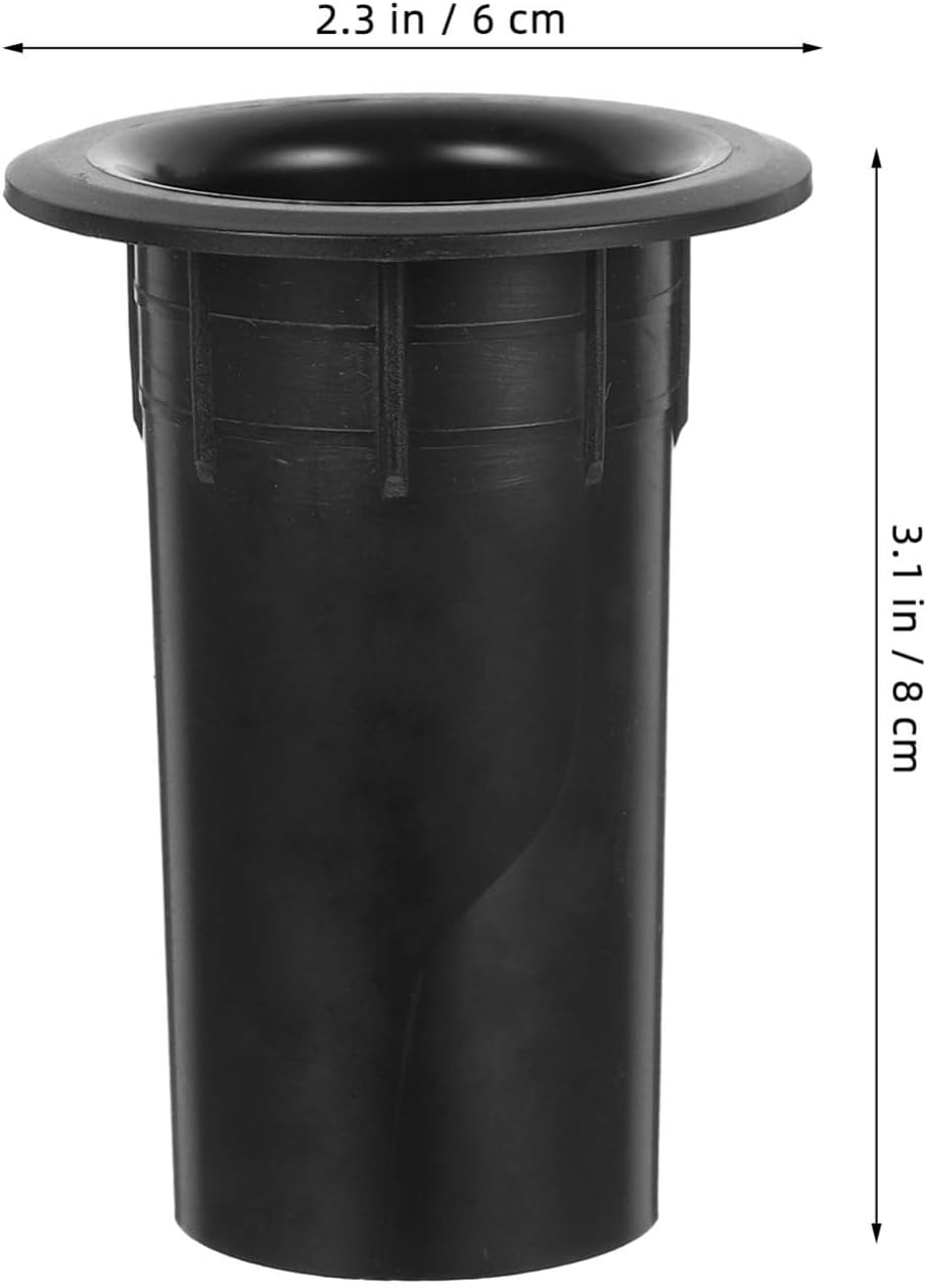 Jojofuny 12Pcs Replacement Subwoofer Port Tubes for Speakers Plastic Bass Reflex Tube Speaker Accessory Stain Resistant Air Outlet