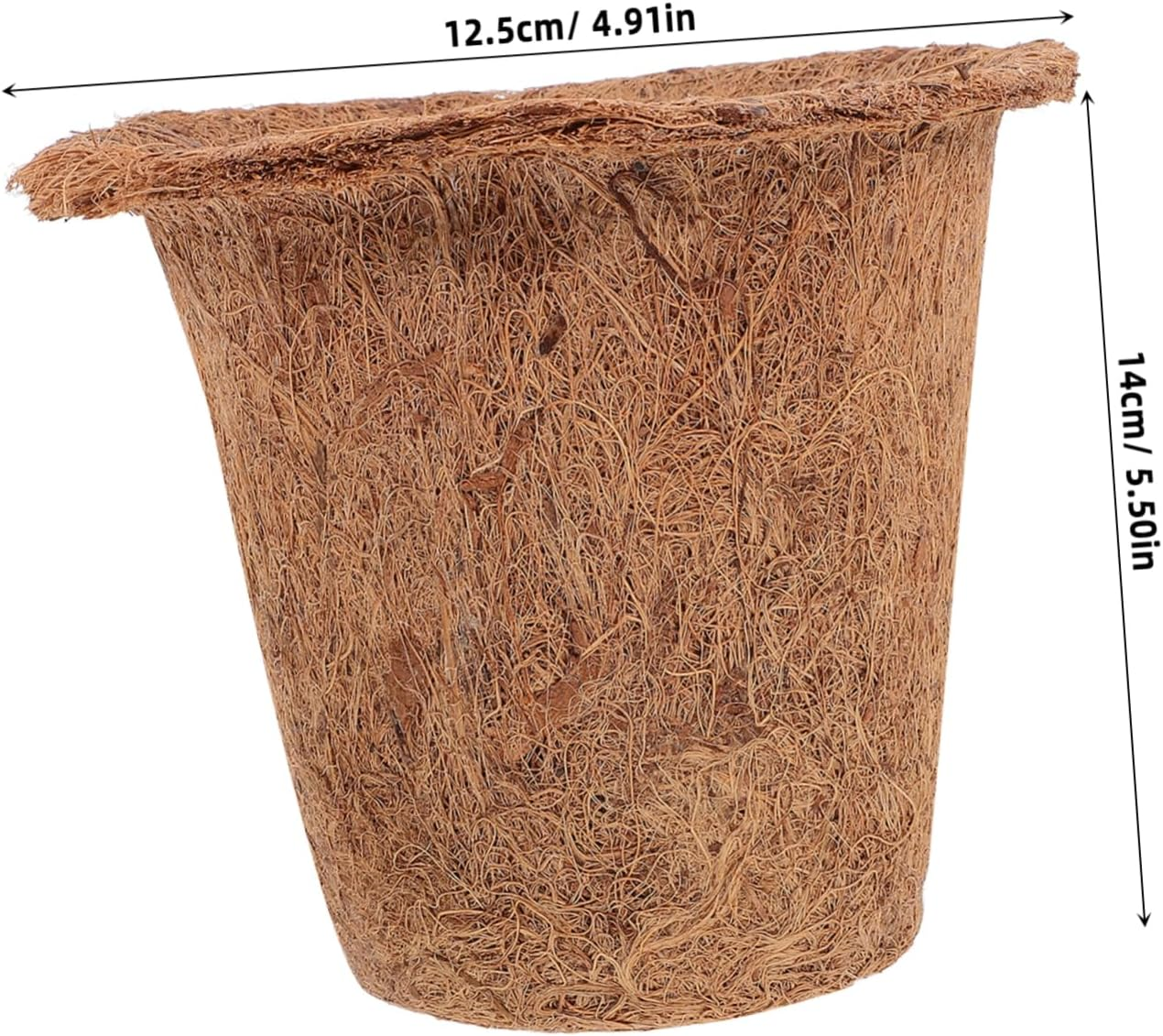 SUPVOX 4Pcs Coconut Fiber Seedling Pots Nursery Pots for Plants Plant Supplies Gardening Supplies
