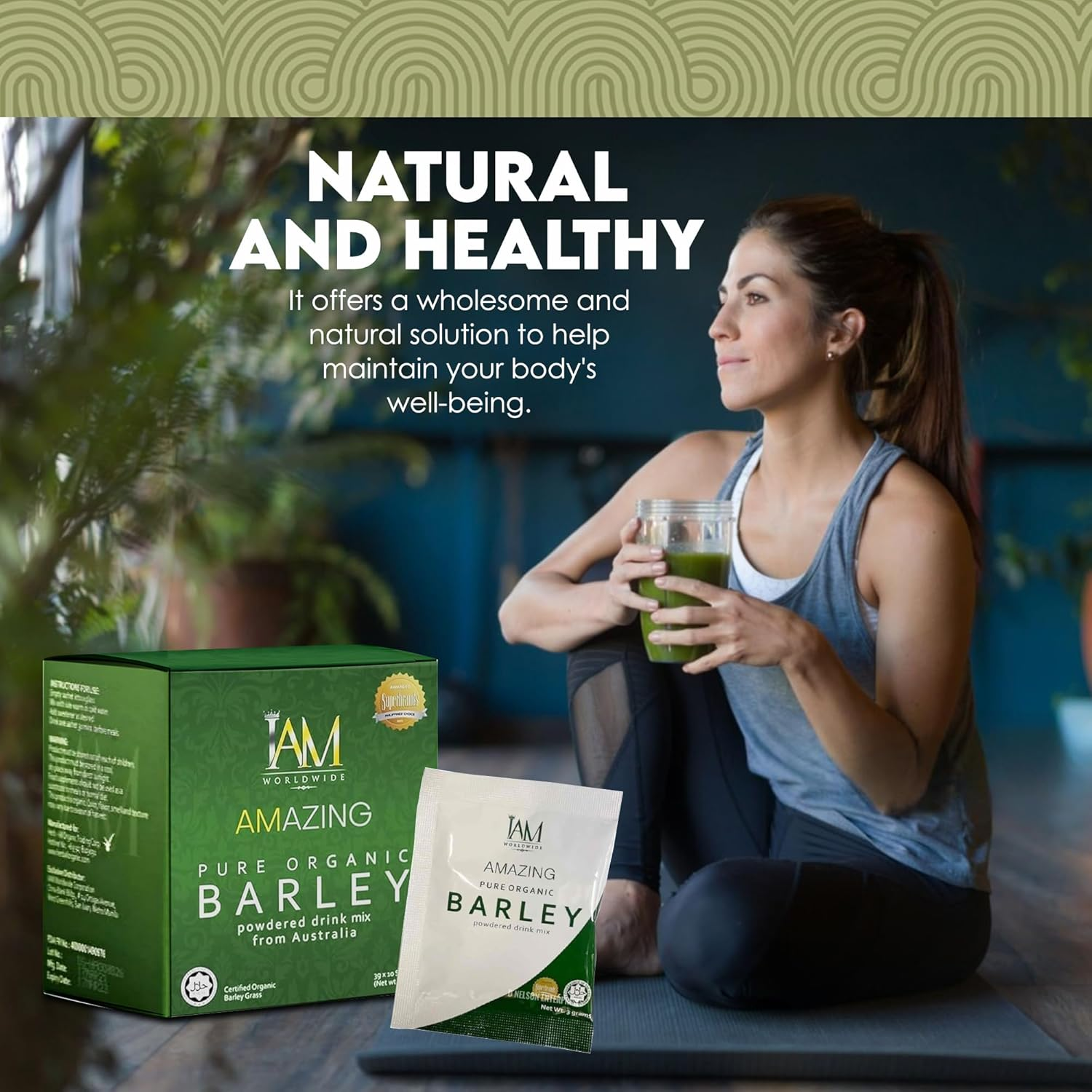IAM Worldwide Amazing Pure Organic Barley 3 Boxes image number 3
