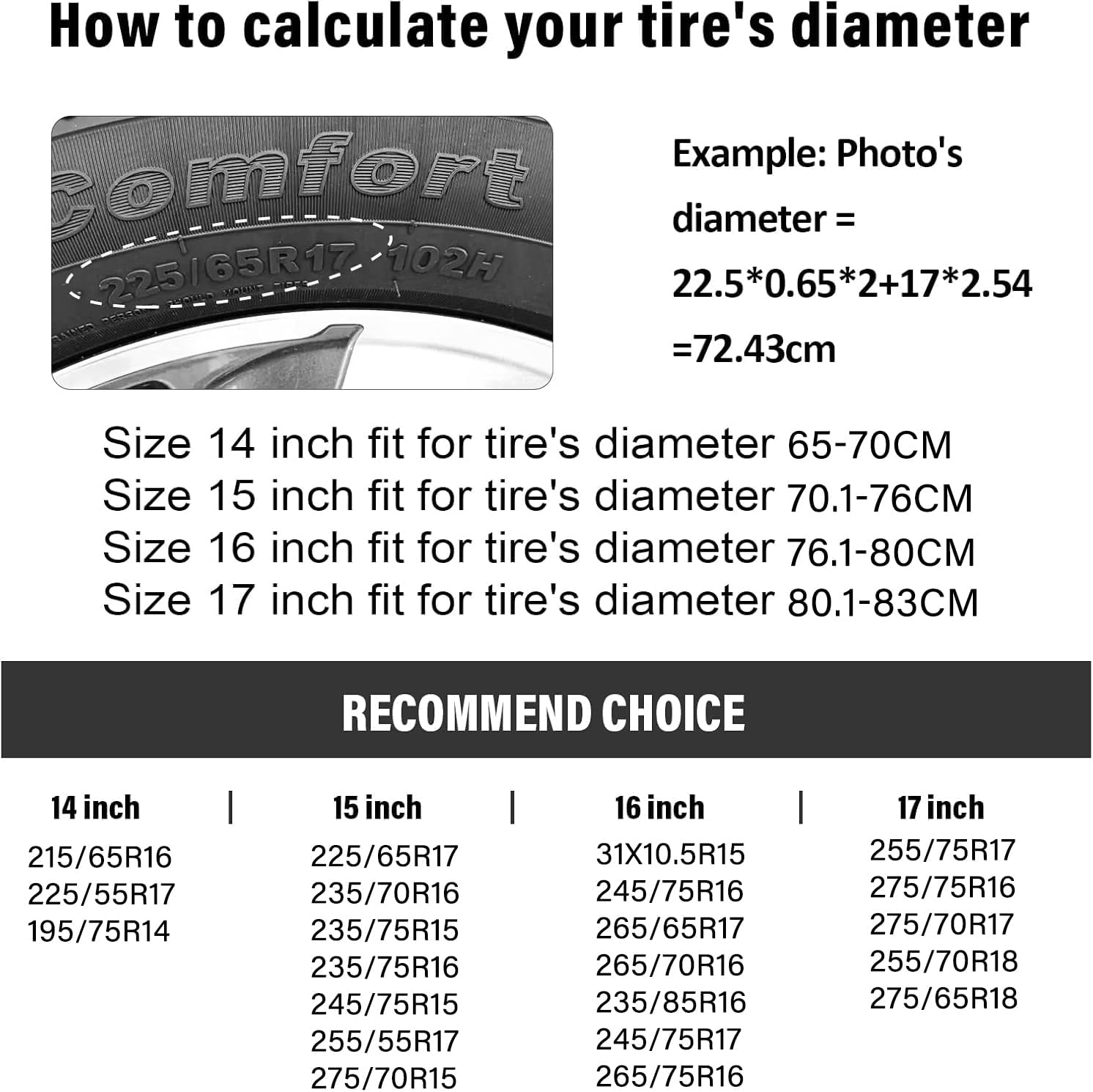 Adventure Awaits Rv Spare Tire Cover for Rvs Trailer Wheel Covers for Trailer Tires Camping Weatherproof Universal for SUV Truck Camper Travel Trailers Accessories 14" 15" 16" 17" image number 1