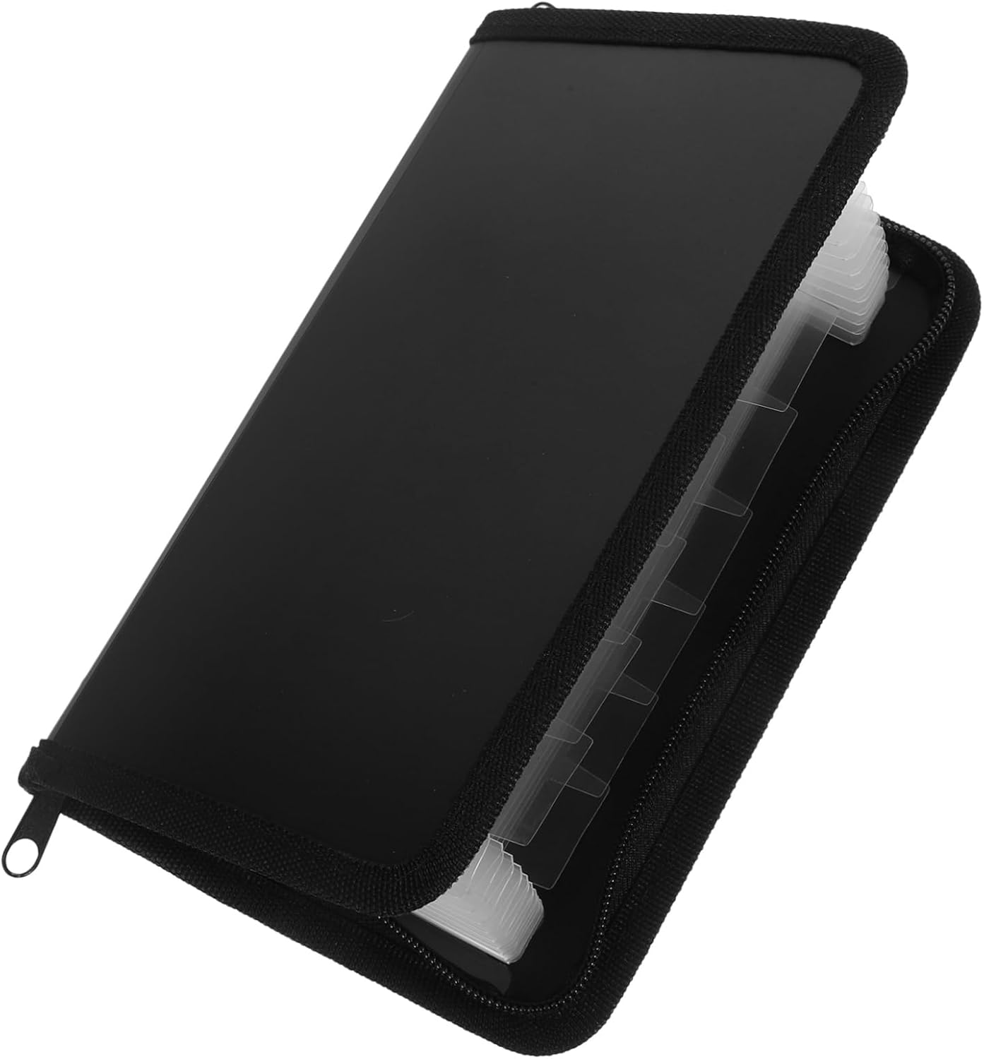 WEKAMOS Mini Accordion File Folder Document Organizer with Zipper for Receipts Bills Cards Lightweight Portable Storage for Important Documents and Items image number 3