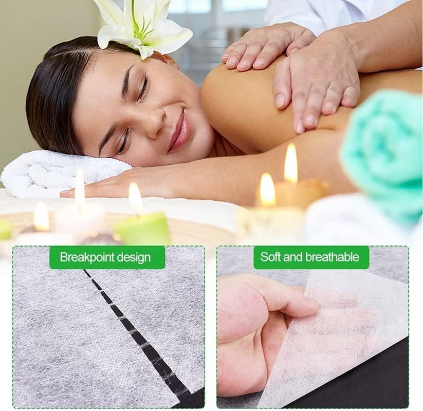 Youngly 50Pcs/Roll Disposable Bed Sheet Non-Woven Massage Bed Sheets Beauty SPA Salon Table Cover 180X80Cm image number 3