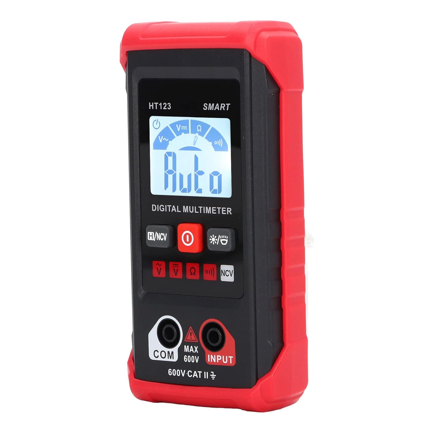 Marhynchus Digital Multimeter Automatic Identification Electrical Tester with LED Backlit Screen for Electricians image number 1