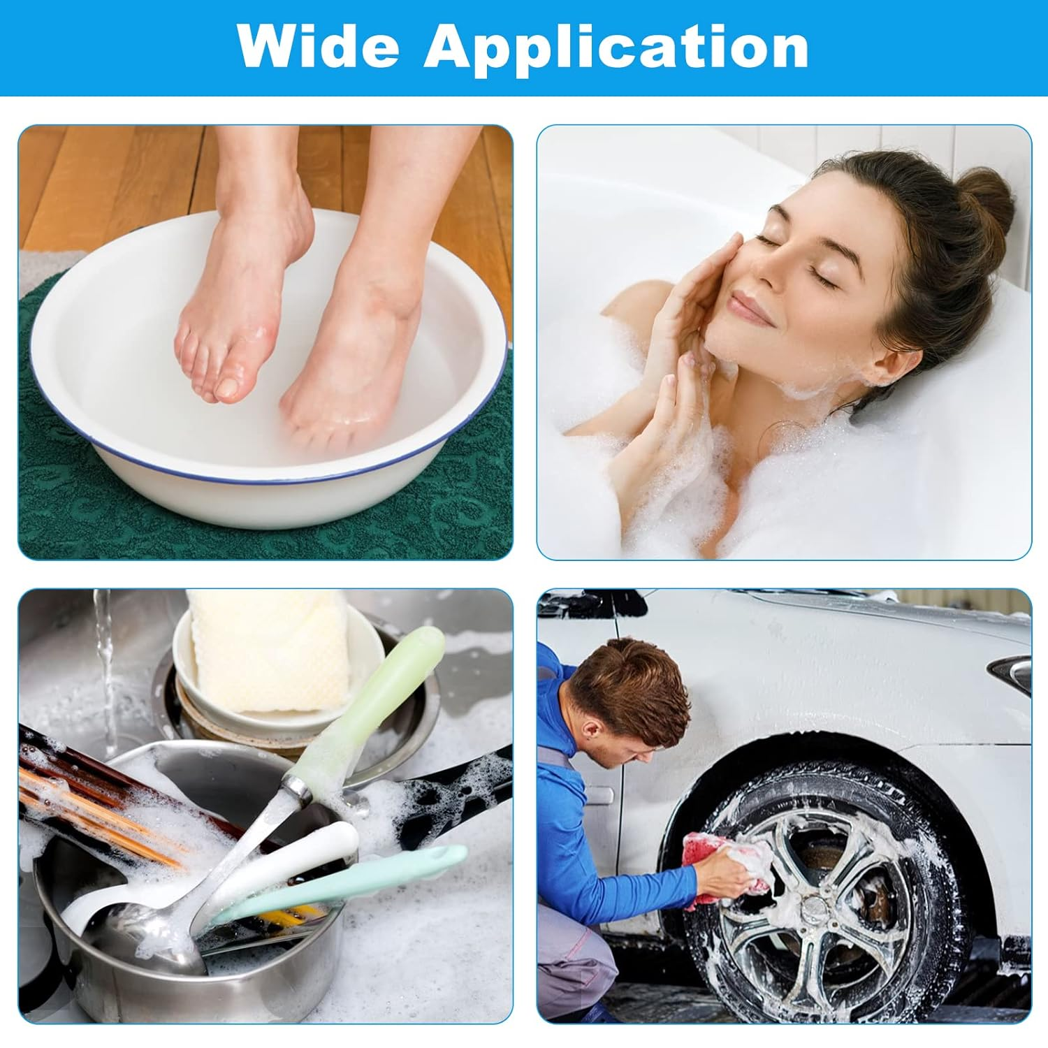 2500W Immersion Water Heater, Cadrim Constant Temperature Model Electric Submersible Water Heater, Stainless Steel Guard Cover and Built in Digital LCD Thermometer, Home Instant Water Heater