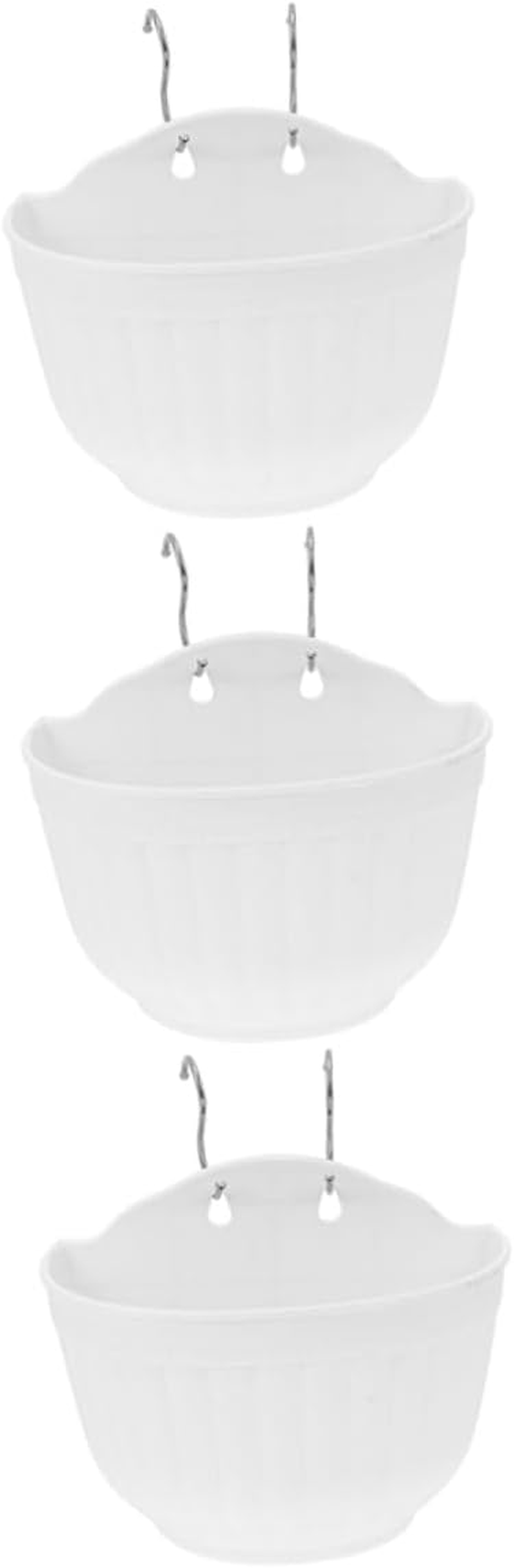 Toddmomy 3Sets Hanging Flowerpots for Home Decor Plastic Material Creative Design for Indoor Plants image number 3