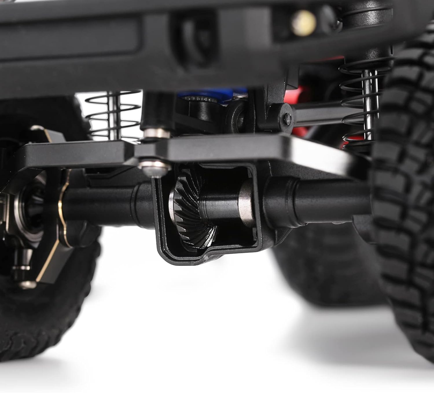 INJORA 24T/12T Alloy Steel Helical Gear Set for 1/18 TRX4M Front Rear Axles(2Pcs) image number 1