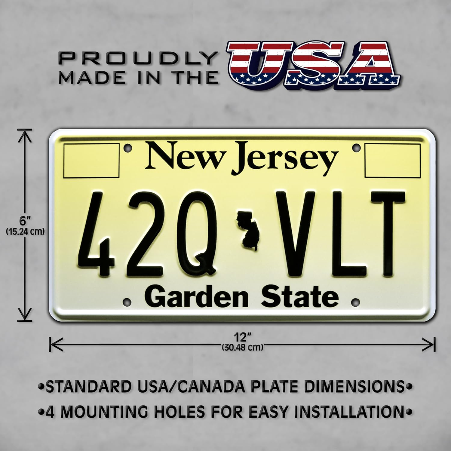 The Sopranos | 42Q VLT | Metal Stamped Number Plate image number 3