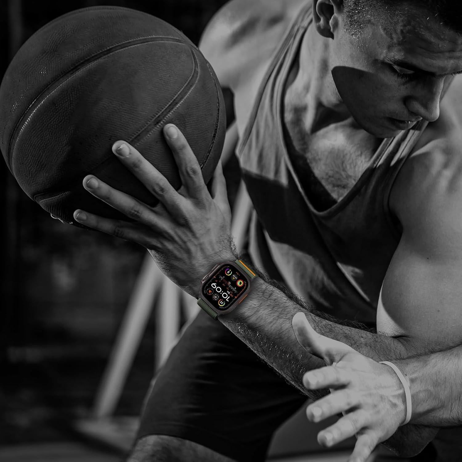 Elastic Magnetic Bracelets for Apple Watch 11/10 Strap 46 Mm 49 Mm 45 Mm 44 Mm 42 Mm 41 Mm 40 Mm 38 Mm Men, Nylon Fabric Band Magnet Sport Solo Loop Strap for Iwatch 9 8 7 6 5 4 3 SE 3/2 Ultra 3/2 image number 4