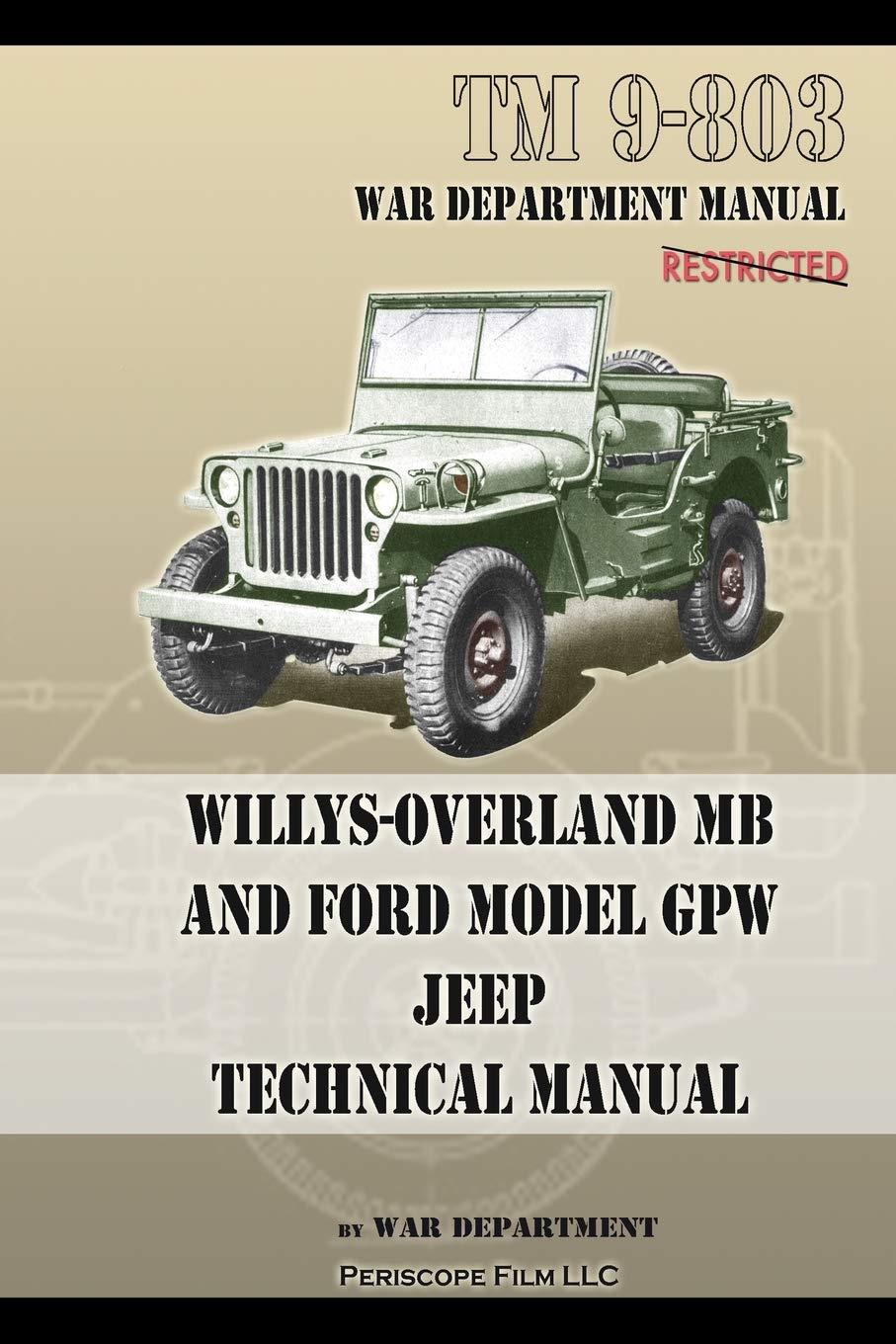 TM 9-803 Willys-Overland MB and Ford Model GPW Jeep Technical Manual image number 2