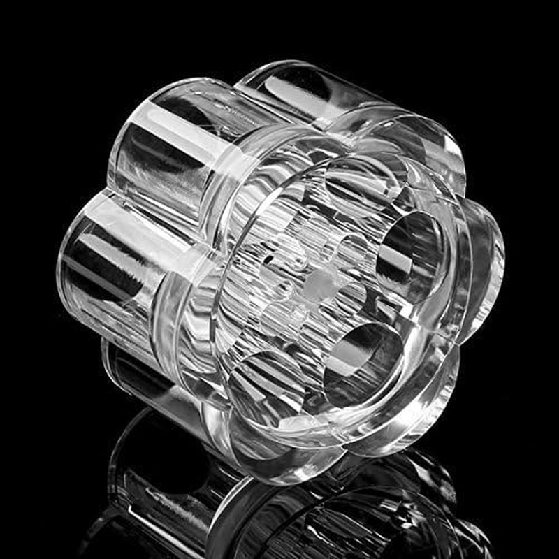 Onwon 12 Spaces Clear Transparent Acrylic Flower Style Cosmetic and Makeup Brush Holder Stand/Organizer, 5.6 Ounce