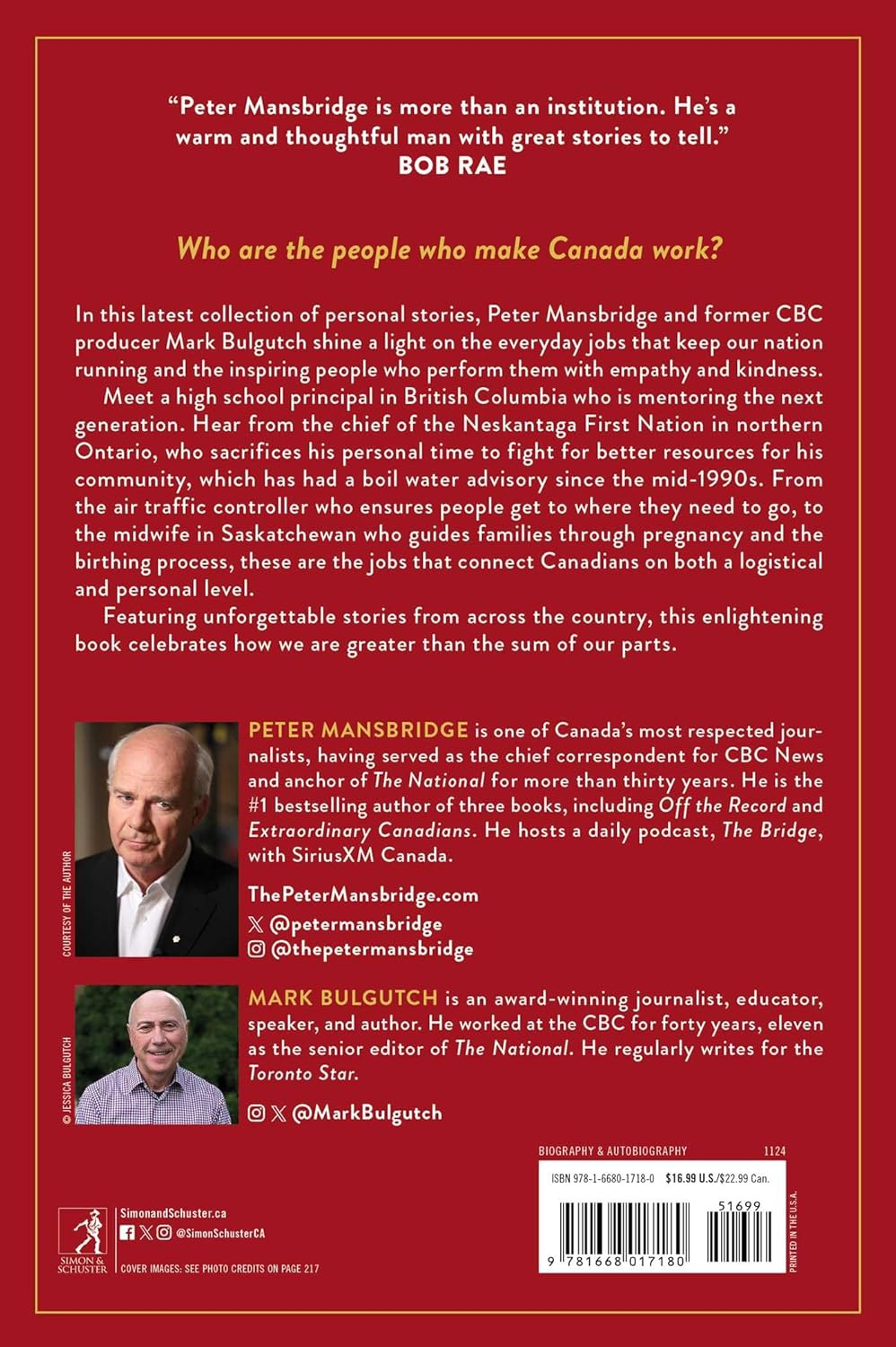 How Canada Works: the People Who Make Our Nation Thrive