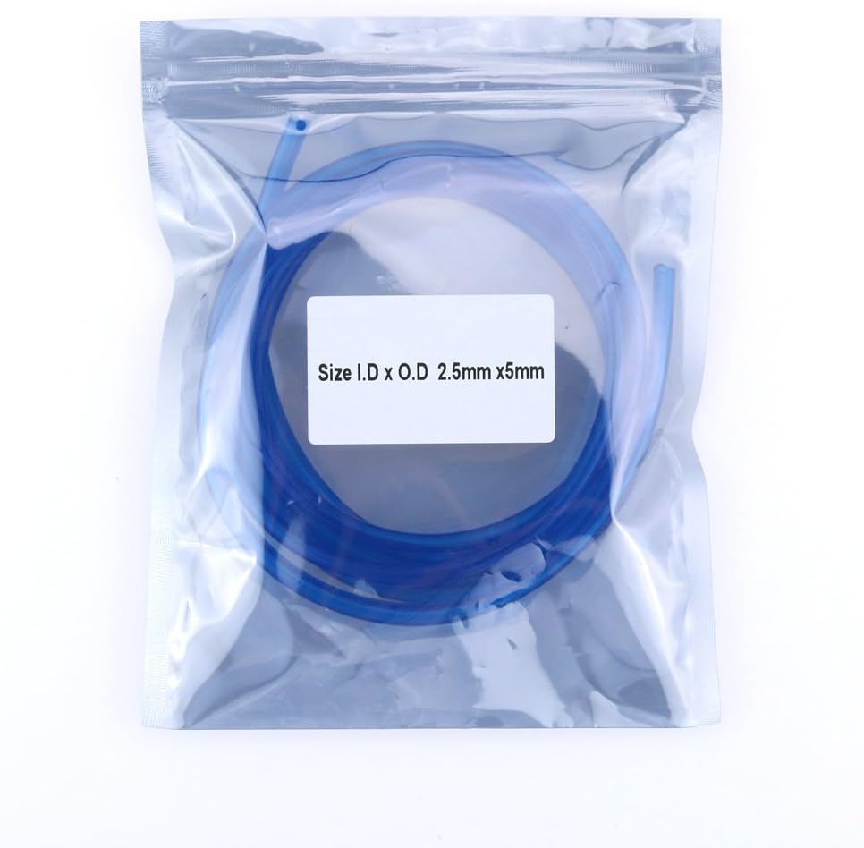 Hilitchi 20-Feet Petrol Fuel Line Hose Lubricant of 4 Sizes Tubing for Weedeater Chainsaw Common 2 Cycle Small Engines (Light Blue) image number 6