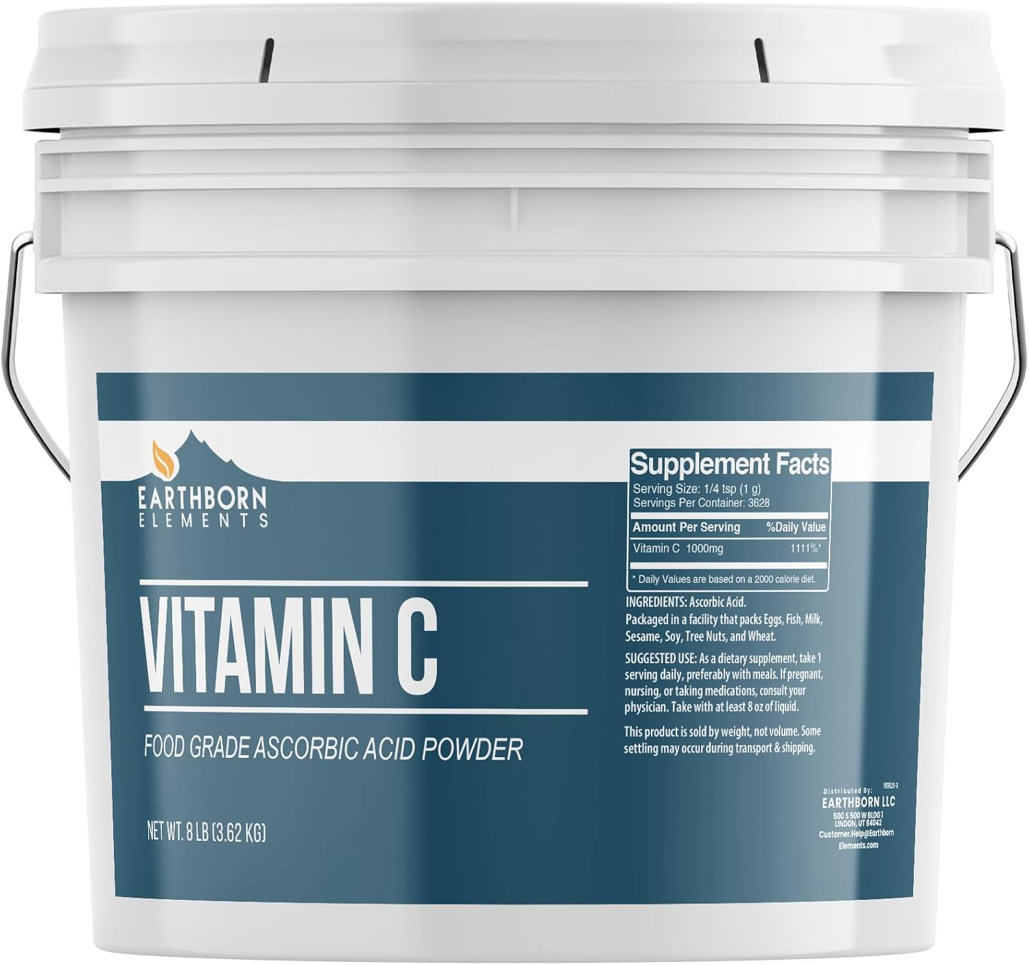 Earthborn Elements Vitamin C Powder (1 Gallon) image number 1
