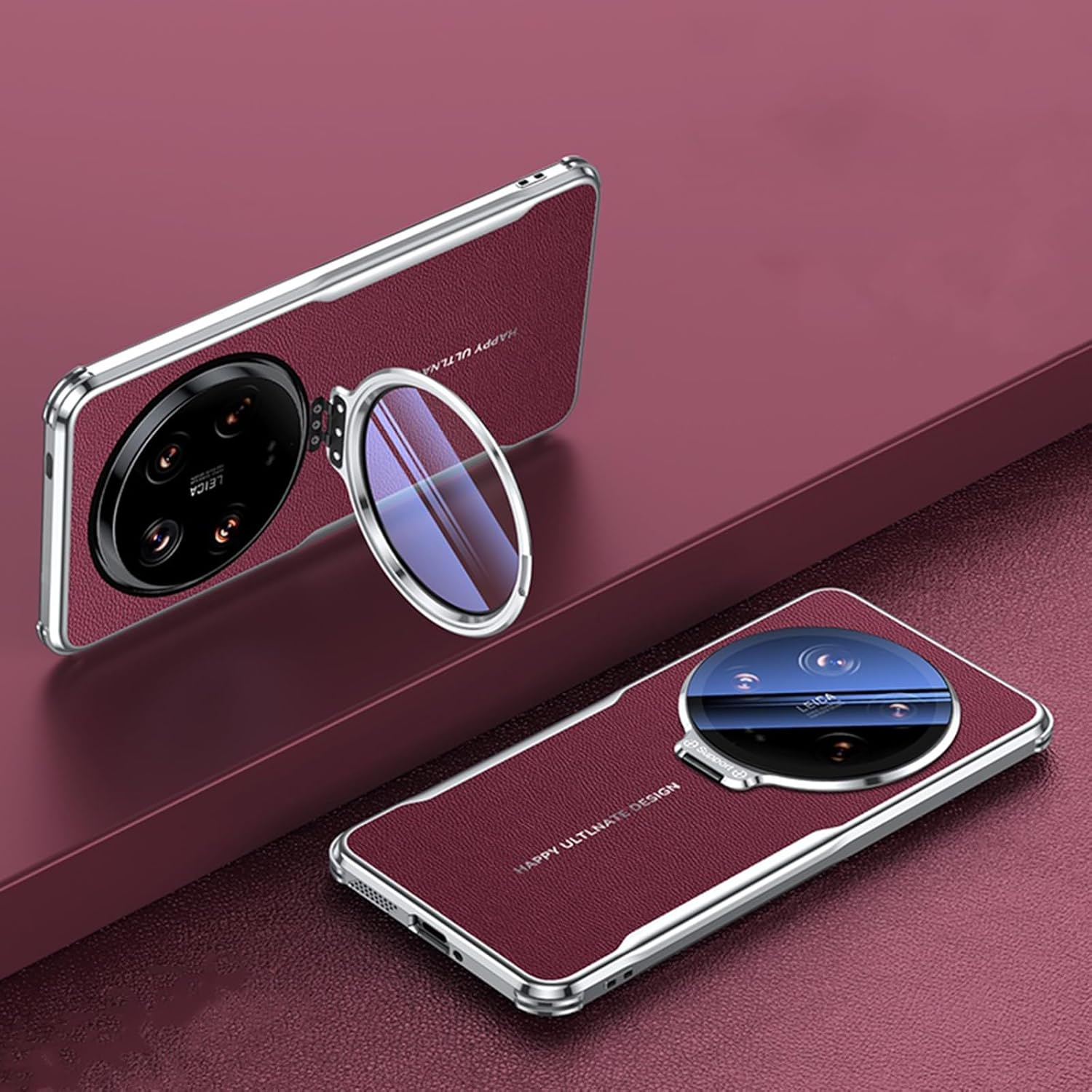 TIANYUE Case for Xiaomi 15 Ultra, Simple Leather Mobile Phone Case, Ultra Thin Soft TPU Case for Xiaomi 15 Ultra Black