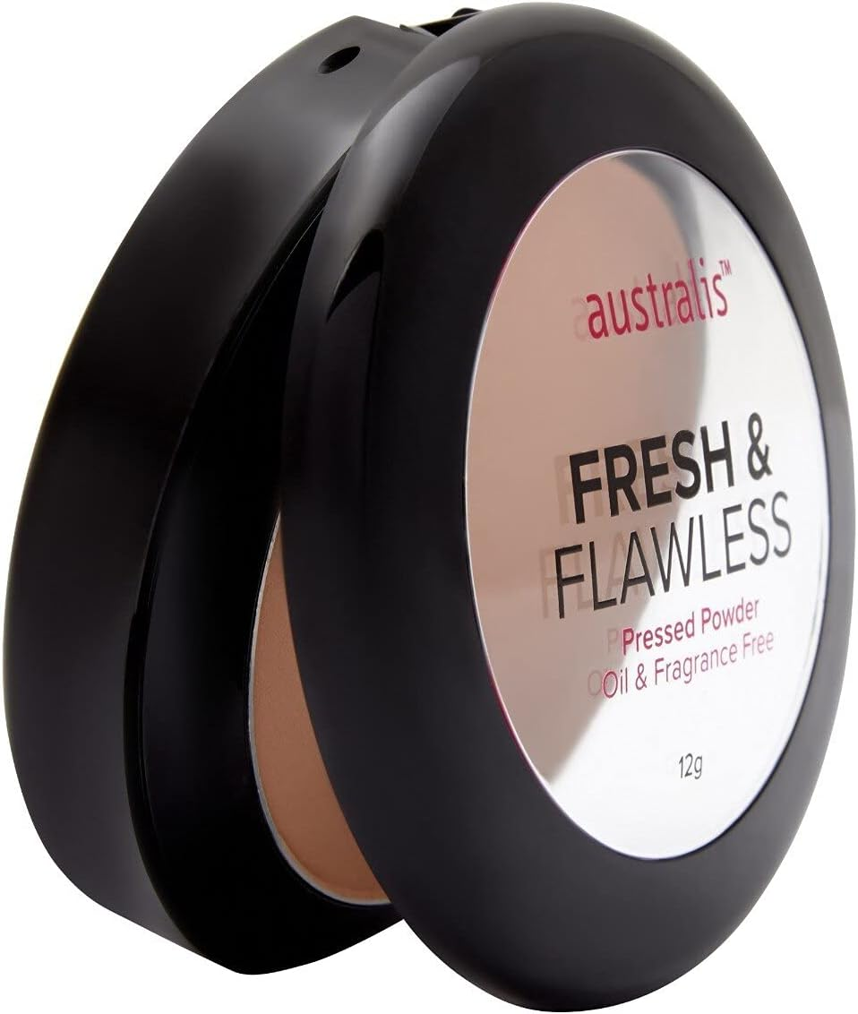 Australis AC Fresh and Flawless Pressed Powder Makeup - Premium Tan Matte image number 2