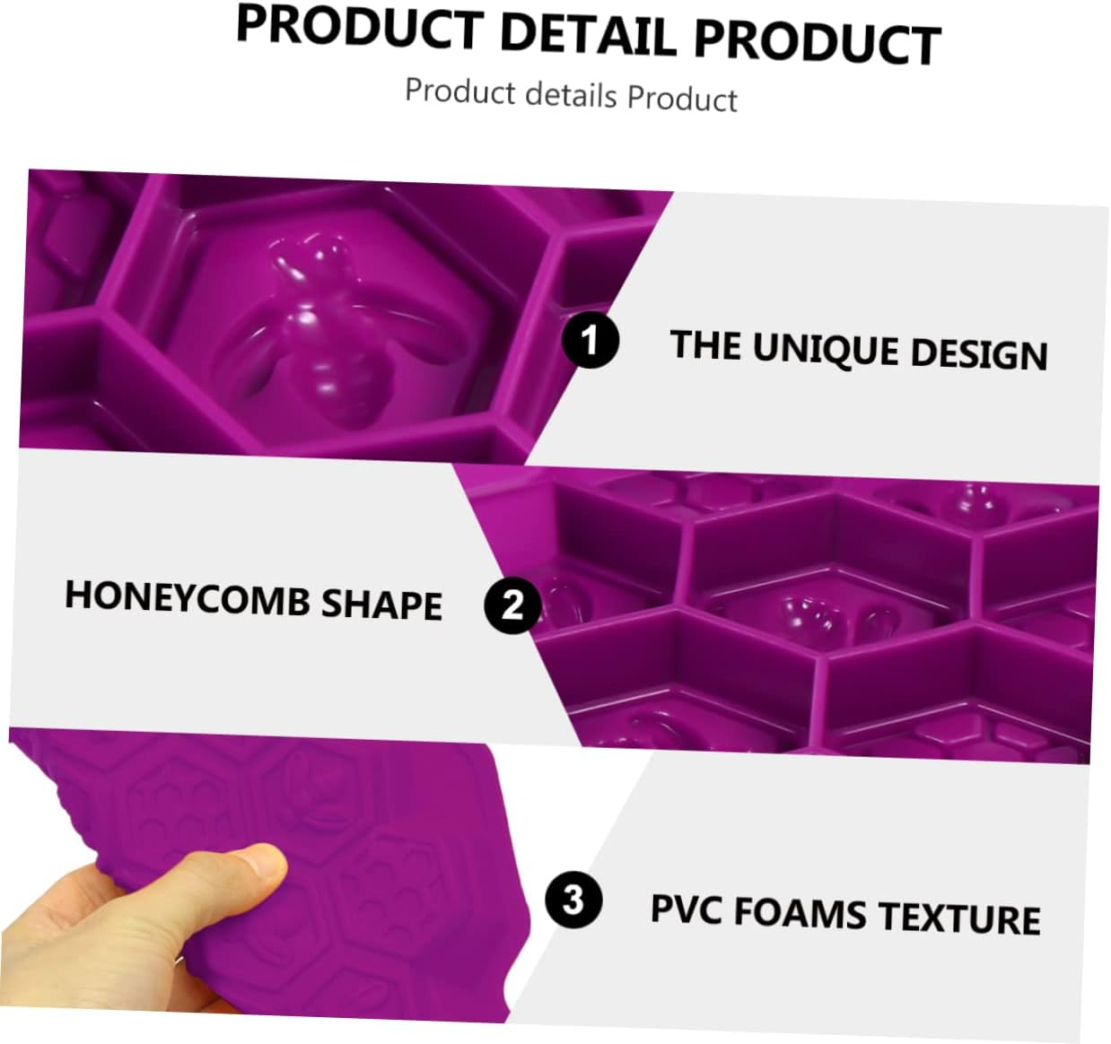 CIYODO Silicone Mold Baking Mould Cake Tins Non-Stick Flexible for Honeycomb Cake Making - Orange image number 4