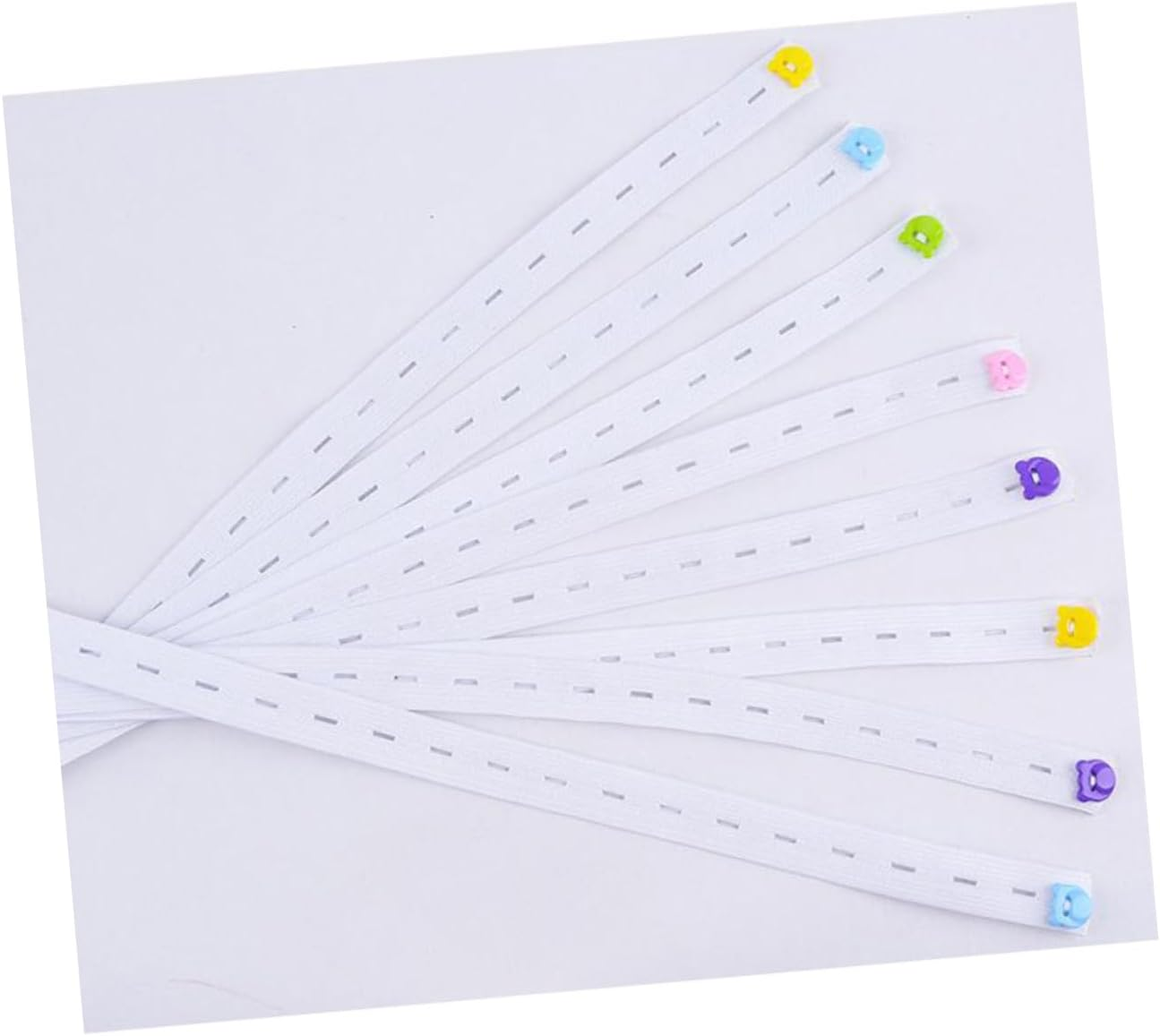 20Pcs Fold over Elastic Boy Girl Diaper Tape Fixing Belt Fasteners for Diaper Strips Use Newborn Random Style image number 5