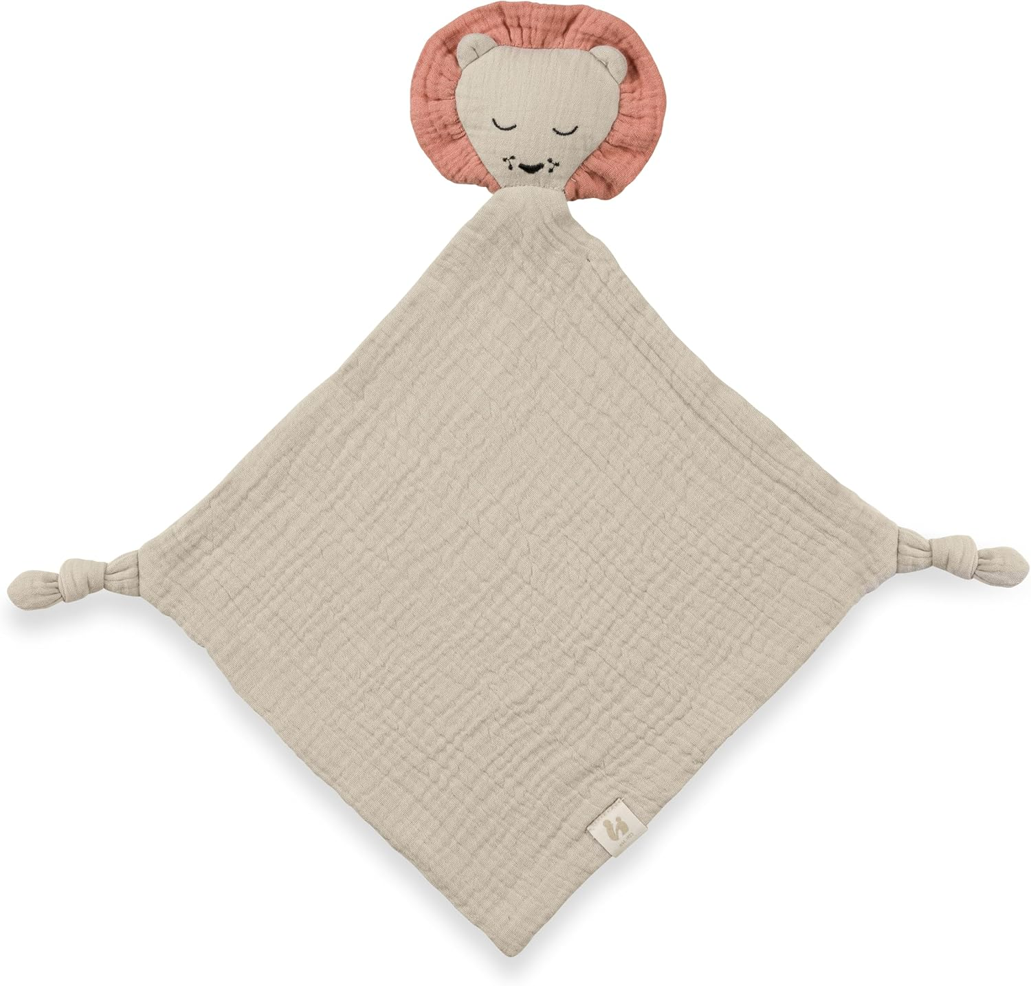 Hauck Cuddle N Play Baby Cuddle Blanket, Muslin Cotton Comforter Boy Girl, Cuddly Toy and Comforter Cuddly Toy Washable at 60&deg;C, 25 X 25 Cm (Zebra Sage)