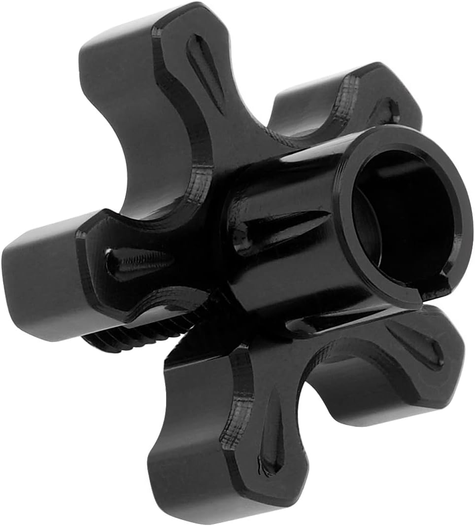 Windance 2 Pack M8 Clutch Cable Adjustment Screws, Motorcycle Brake Wire Adjuster, CNC Aluminum Slotted Screws Fit for AR125LC / EN500 / GPX250 ATC UTV Sport Bike (Black) image number 2