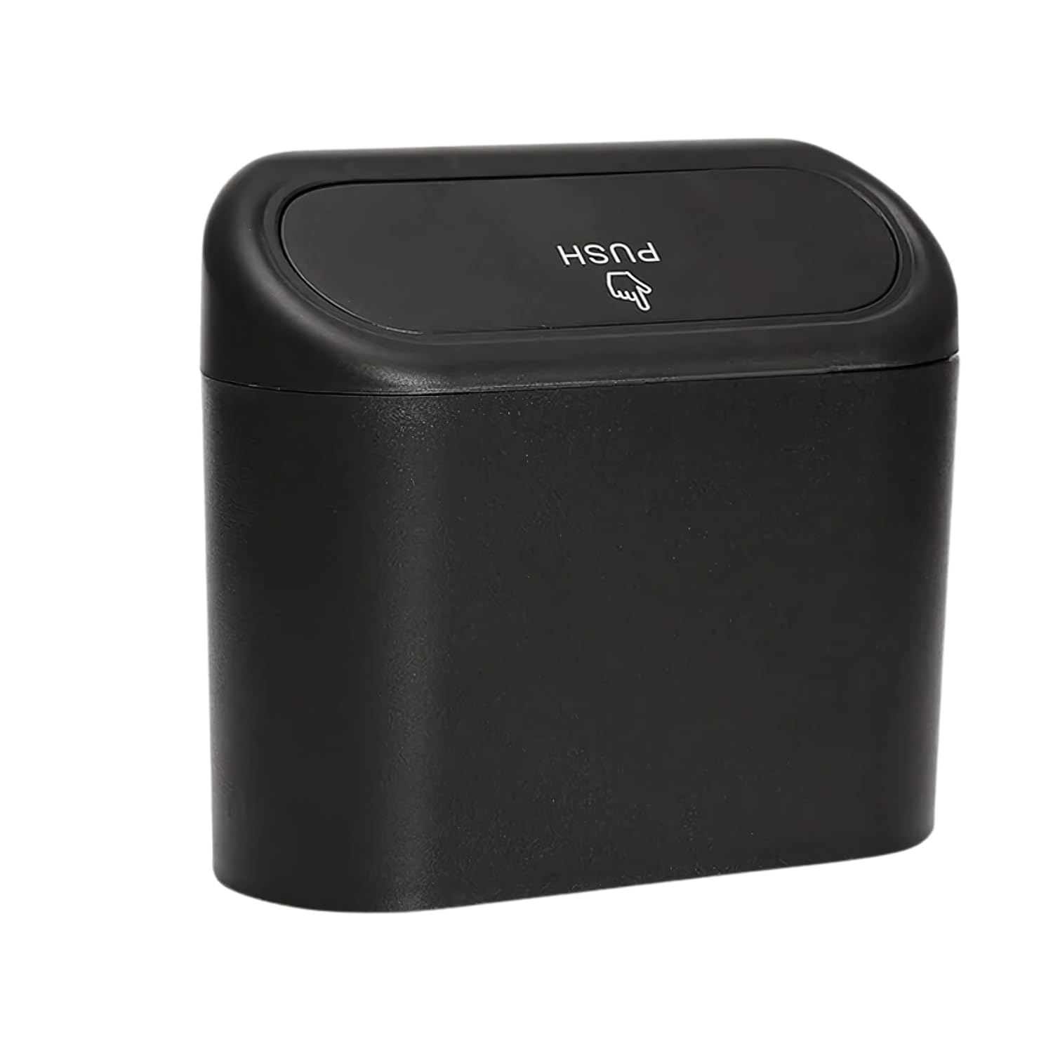 EZONEDEAL Car Trash Can with Lid, Portable Hanging Mini Car Trash Can, Auto Dustbin Garbage Organizer Holder, Wastebasket Trash Container Bin for Car, Vehicle, Home, Office, Car Organizer -Black