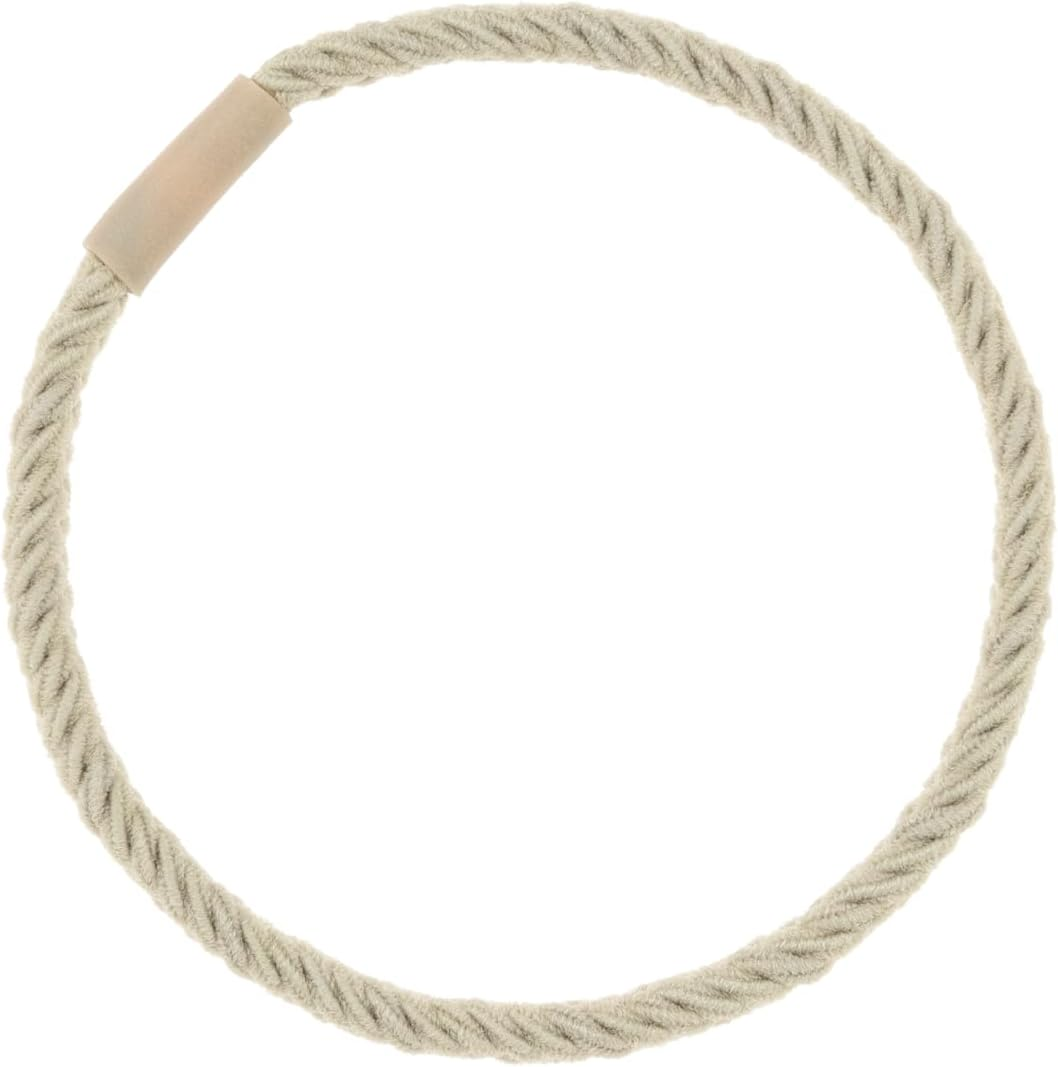 Invisibobble BEAUTIES Bebe Blue (Pack of 4) - Braided Spiral Hair Bobbles in Pastel Blue & Green - Stylish in Hair & as a Bracelet - Spiral Hair Scrunchie Women & Mini - Gentle, Fashionable image number 4