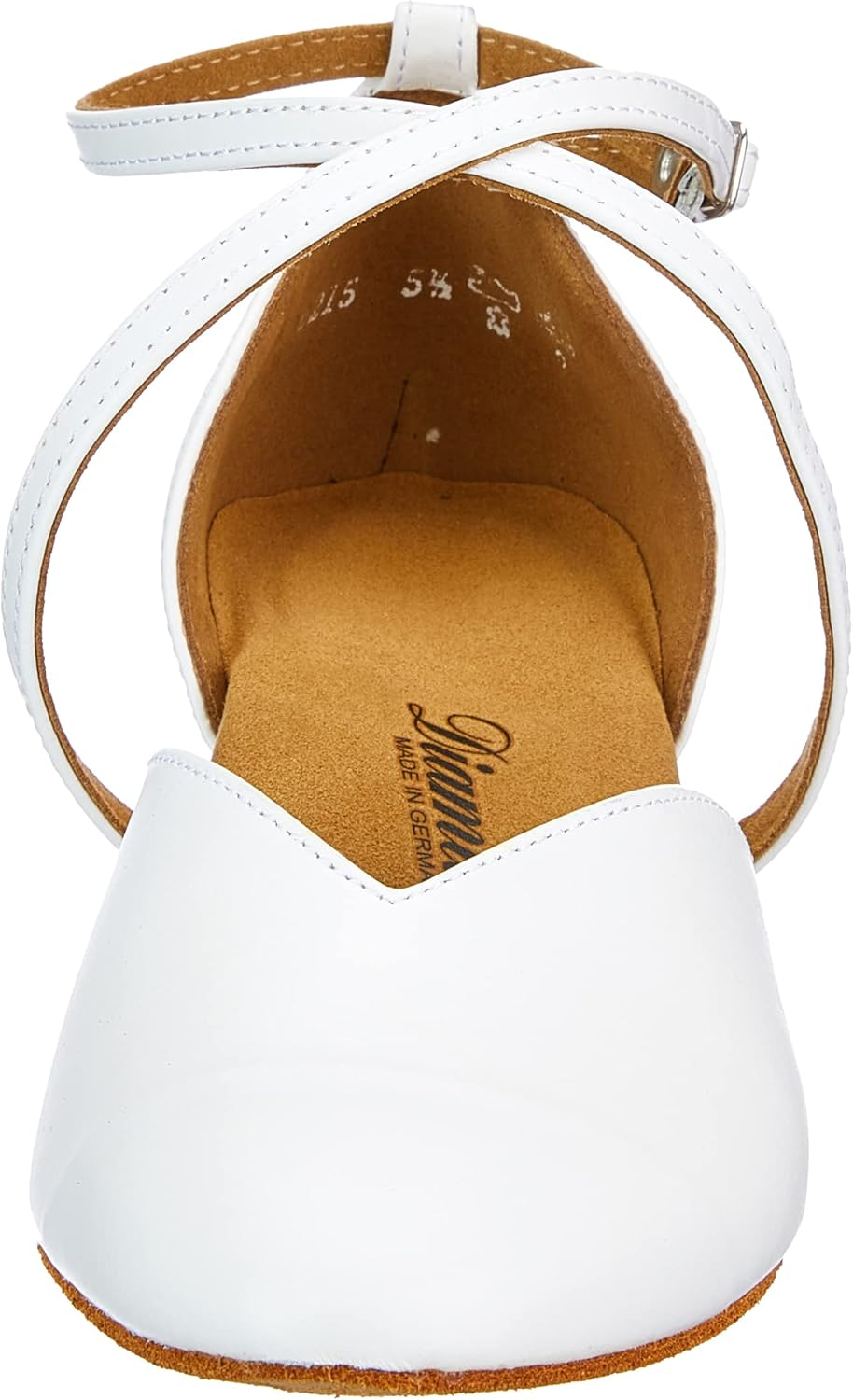 Diamant Ladies Dance Shoes 107-013-033 - Size: UK 6 White image number 6