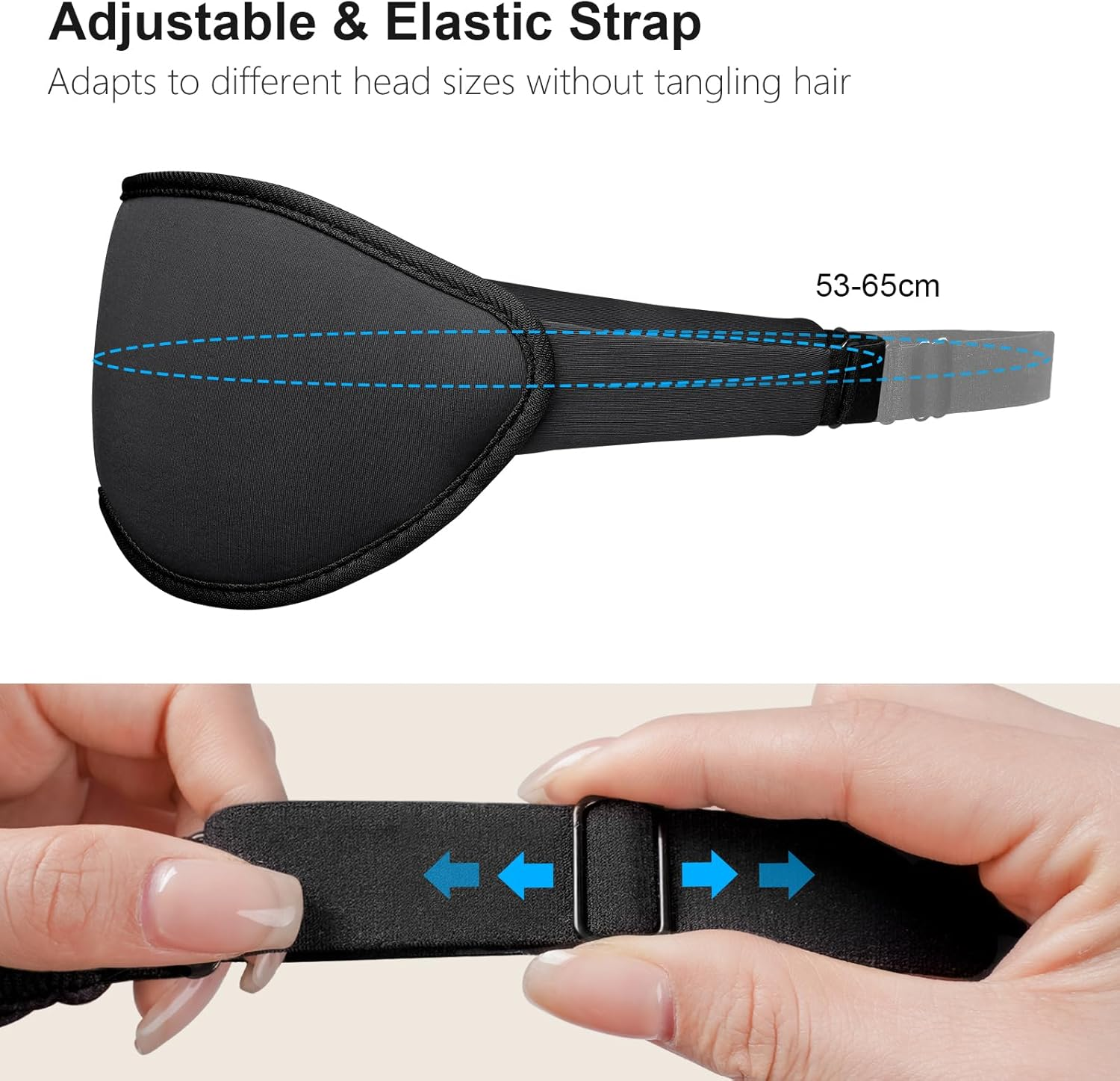 Light Blocking Sleep Masks for Men & Women-Zero Pressure Sleeping Eye Mask -3D Ergonomic Design Eye Movement and Eyelash Friendly, Ultra Comfortable Blindfold for Sleeping image number 4