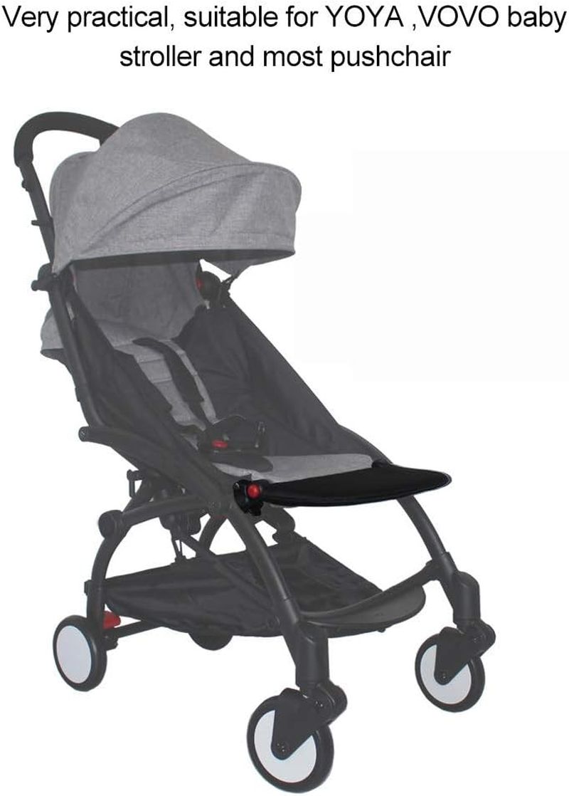 Baby Stroller Footrest, Breathable Stroller Foot Rest Wear for Yoya/Vovo for Strollers for Baby(Black)