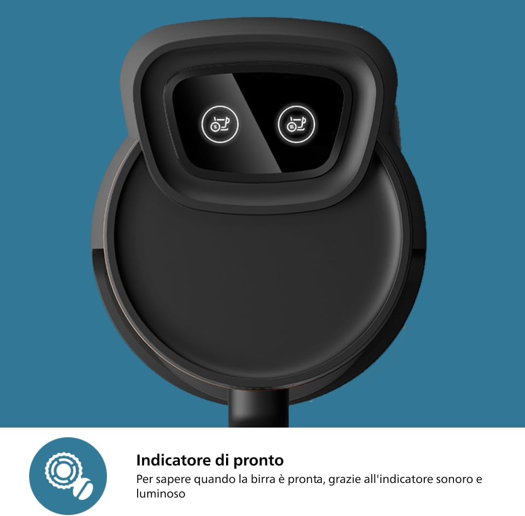 Philips 5000 Series Turkish Coffee Machine, K&ouml;zde Turkish Coffee Cooking Function, Easy to Use Touch Keys Black & Copper, HDA150/60 image number 4