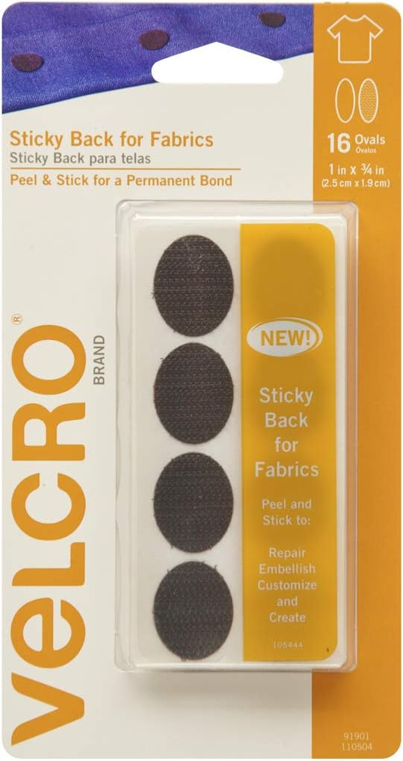 VELCRO Brand - Sticky Back for Fabrics | No Sewing Needed | Peel and Stick for a Permanent Bond | 1.9Cm X 60.9Cm Tape | White image number 2