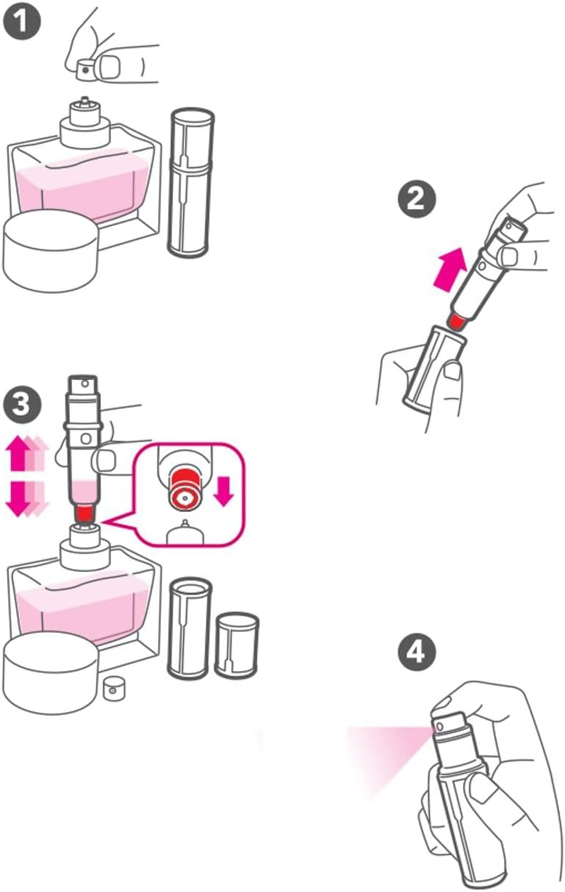 Travalo Milano Hot Pink Perfume Atomiser image number 1