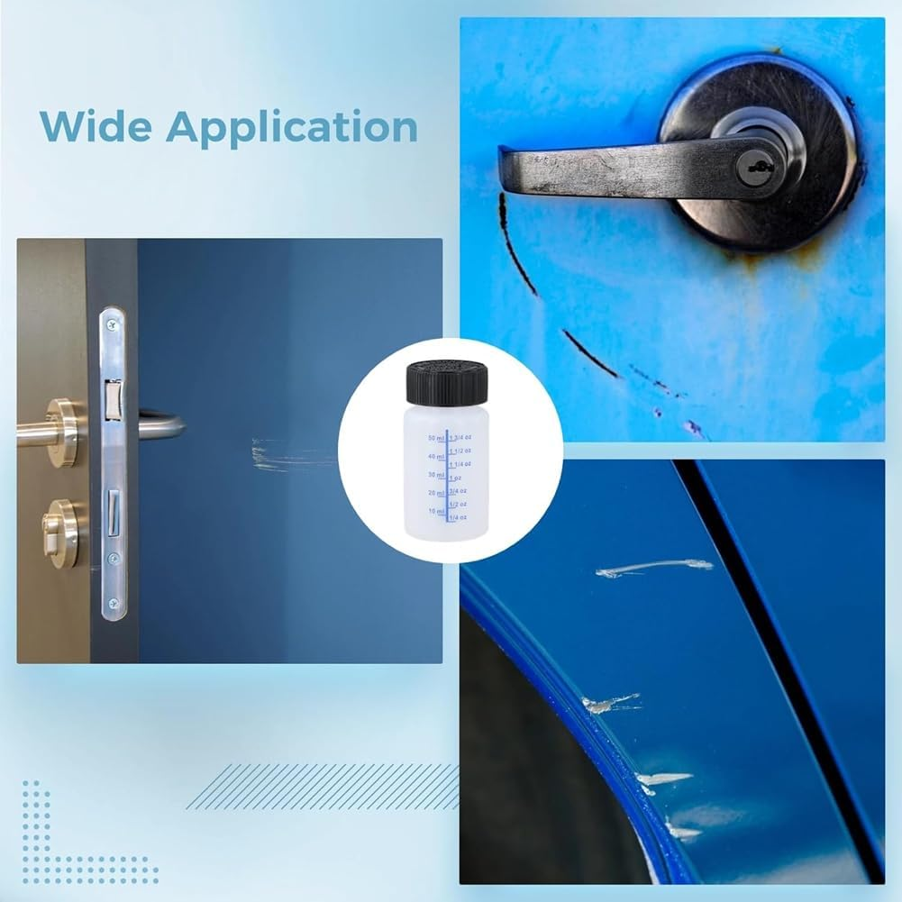 60PCS 56.7G Touch up Paint Containers - Empty Paint Touch up Bottles with Brush, Mixing Ball for Fixing Car Scratches