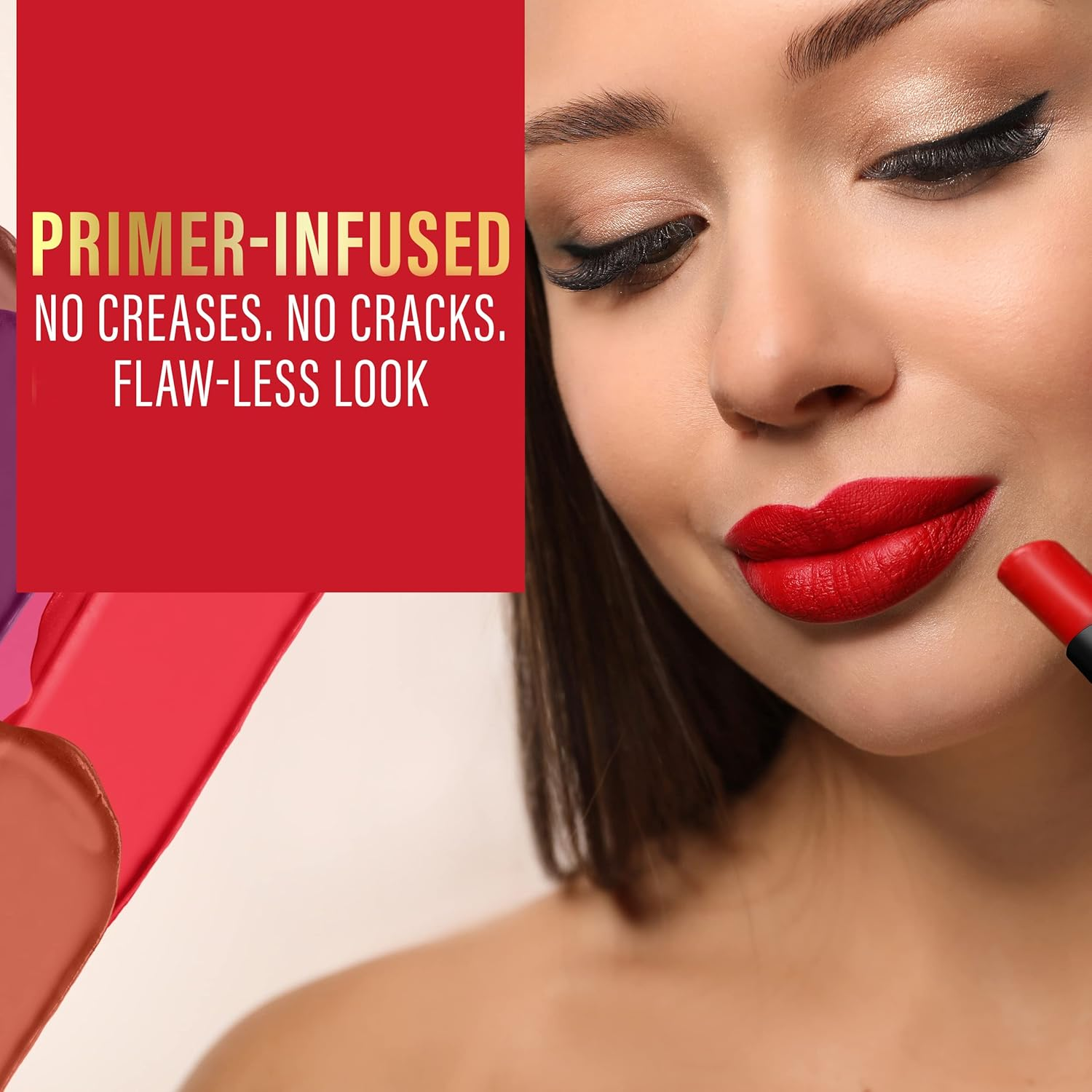 FACES CANADA Long Stay 3-In-1 Matte Lipstick - Camouflage Mauve 07, 2G | 8HR Longstay | Transfer Proof | Moisturizing | Chamomile & Shea Butter | Primer-Infused | Lightweight | Intense Color Payoff image number 2