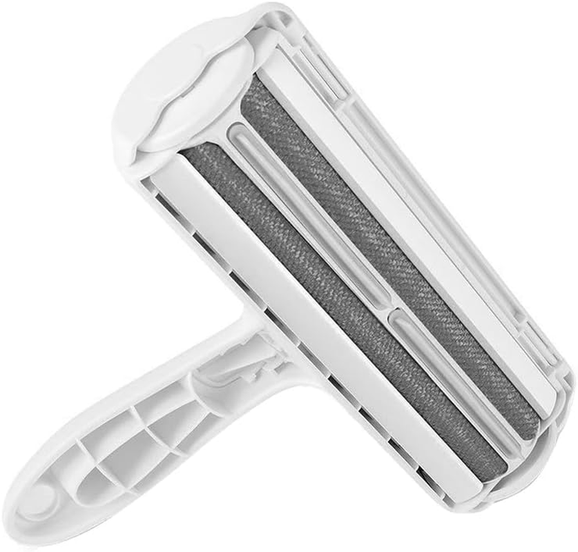 AIMALL Pet Dog Cat Hair Remover, Self-Cleaning Fur Removal Tool for Sofa, Carpet, Clothes, and Bed, Durable ABS 2-Way Design, 7.5 Inch, Easy One-Hand Operation