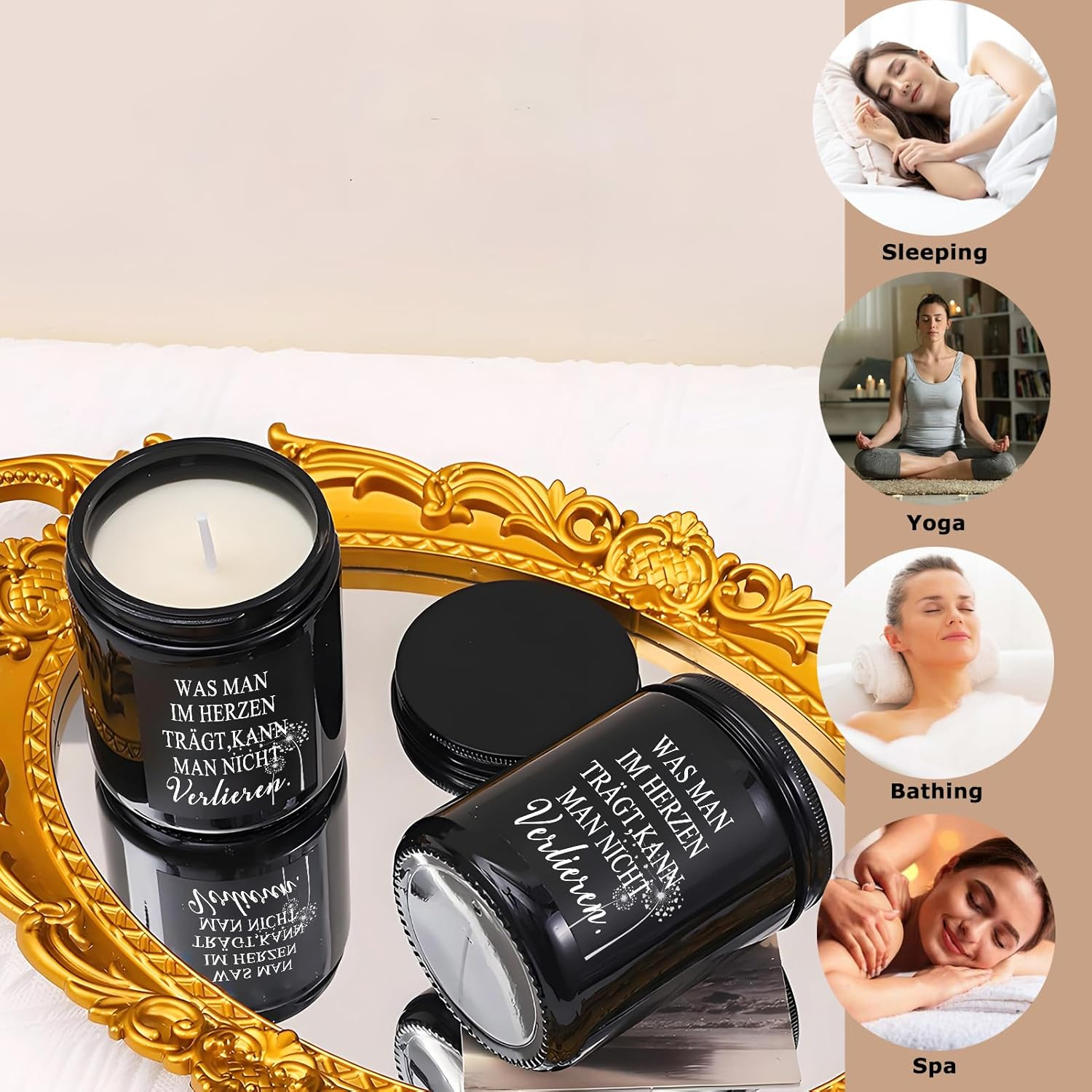 Funeral Gift, Funeral Candle with Saying, Comfort Gifts for Deceased Favourite Person, Commemorative Candle for Deceased, Consolation Gift with Grave Candles